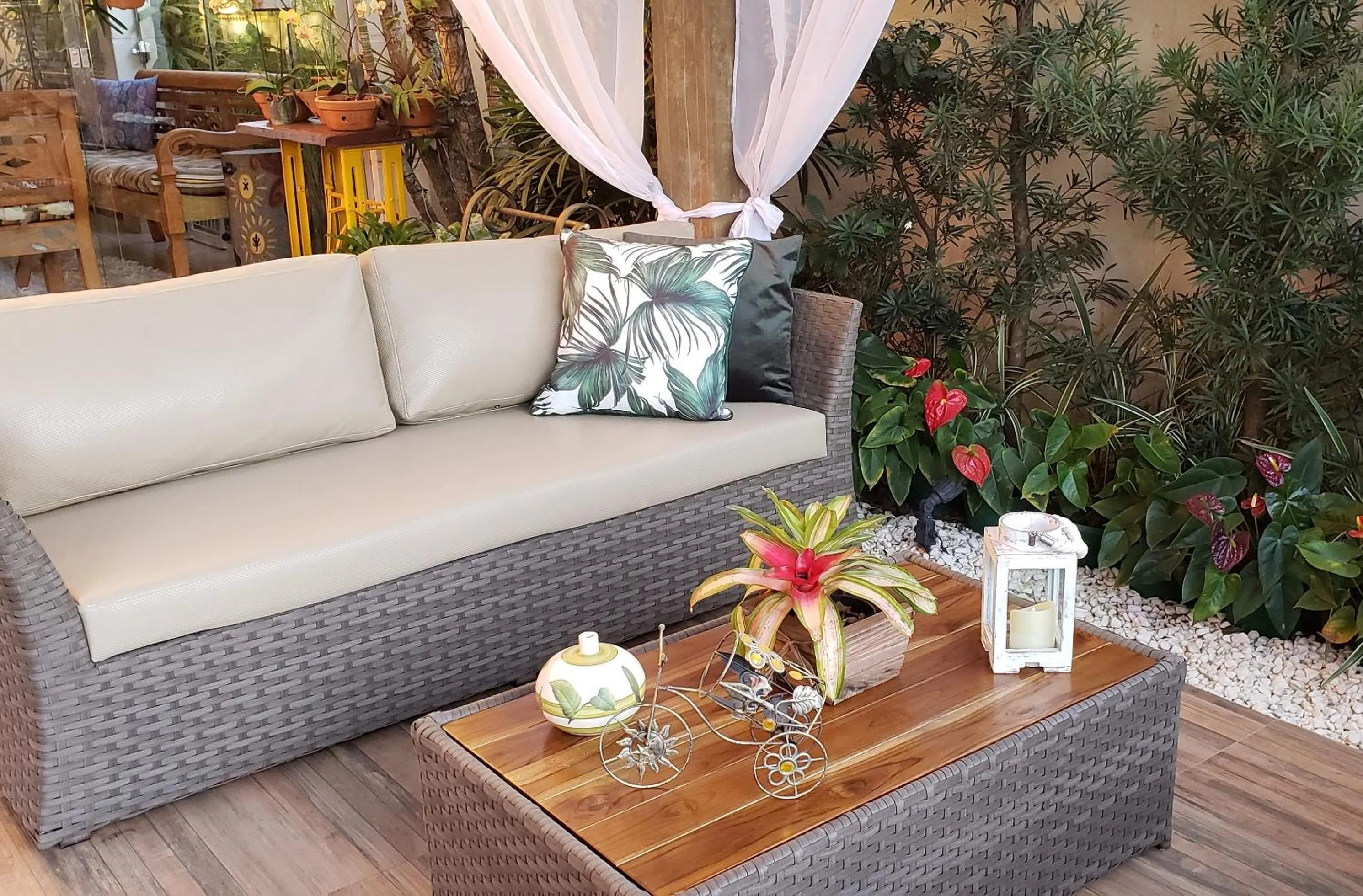 Patio in Pousada das Orquídeas
