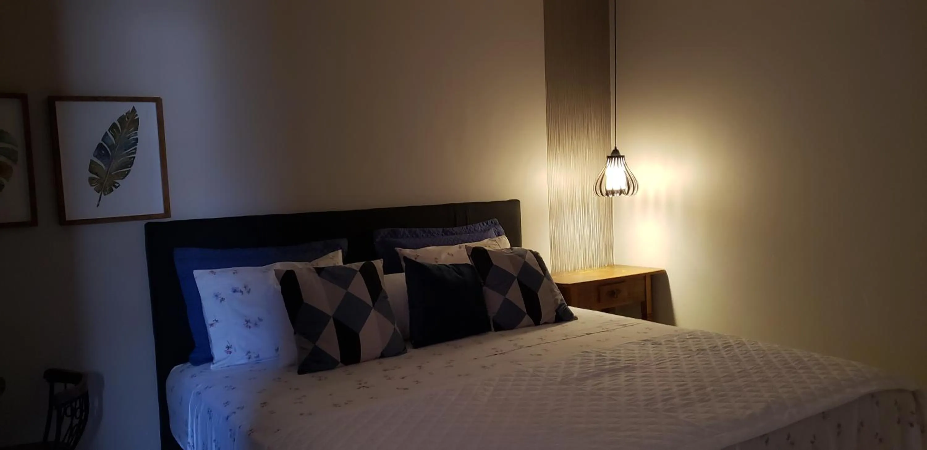 Bed in Pousada das Orquídeas