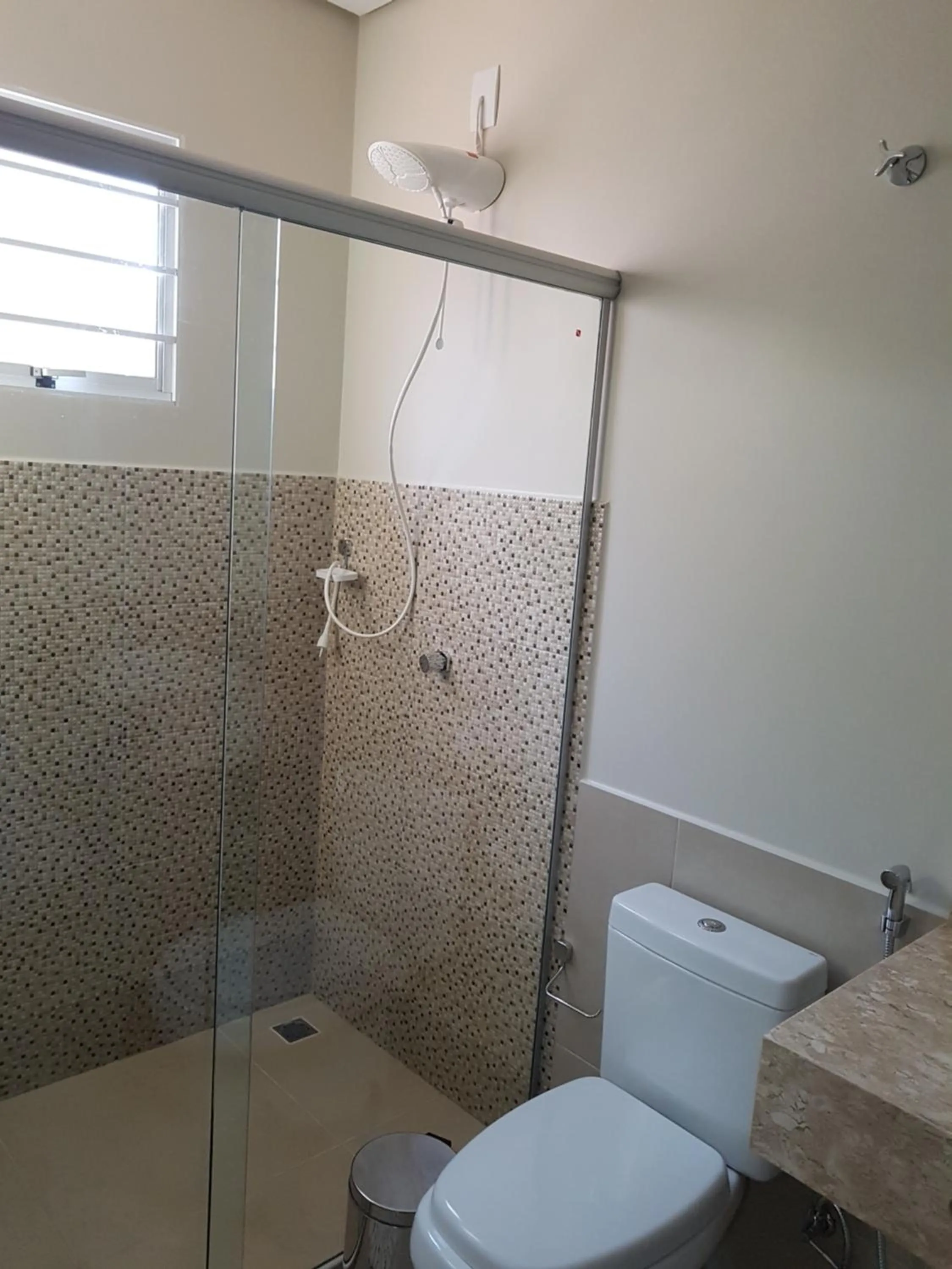 Shower in Pousada das Orquídeas