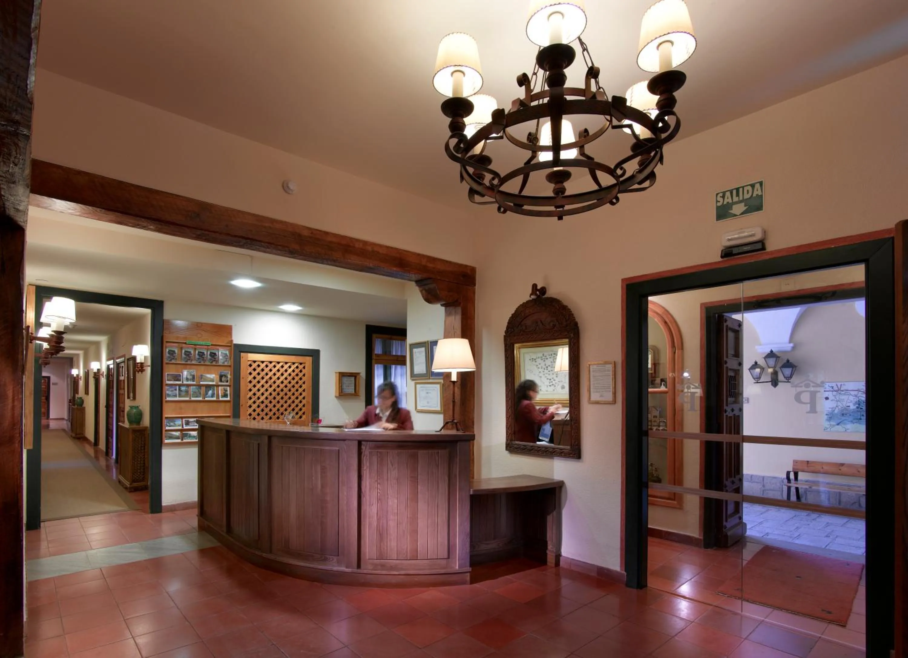 Lobby or reception in Parador de Cazorla