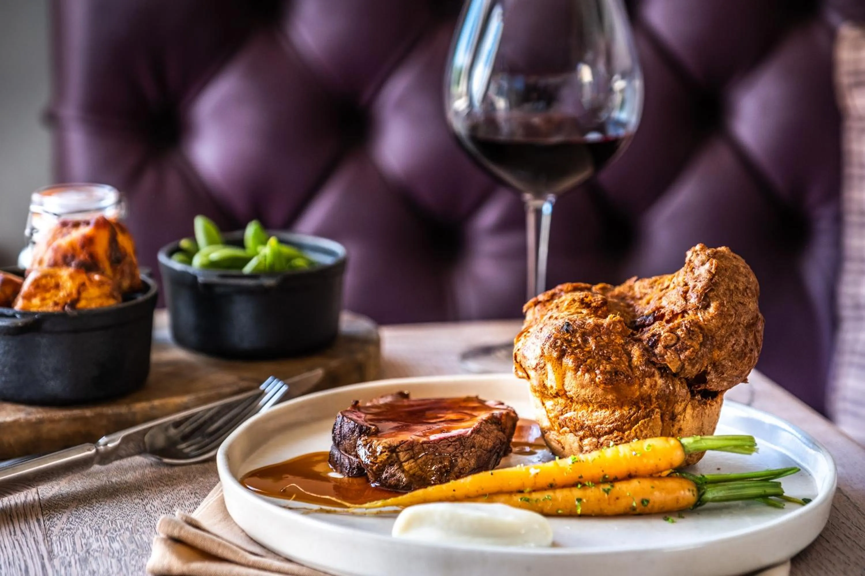 Food and drinks in The Packhorse Inn