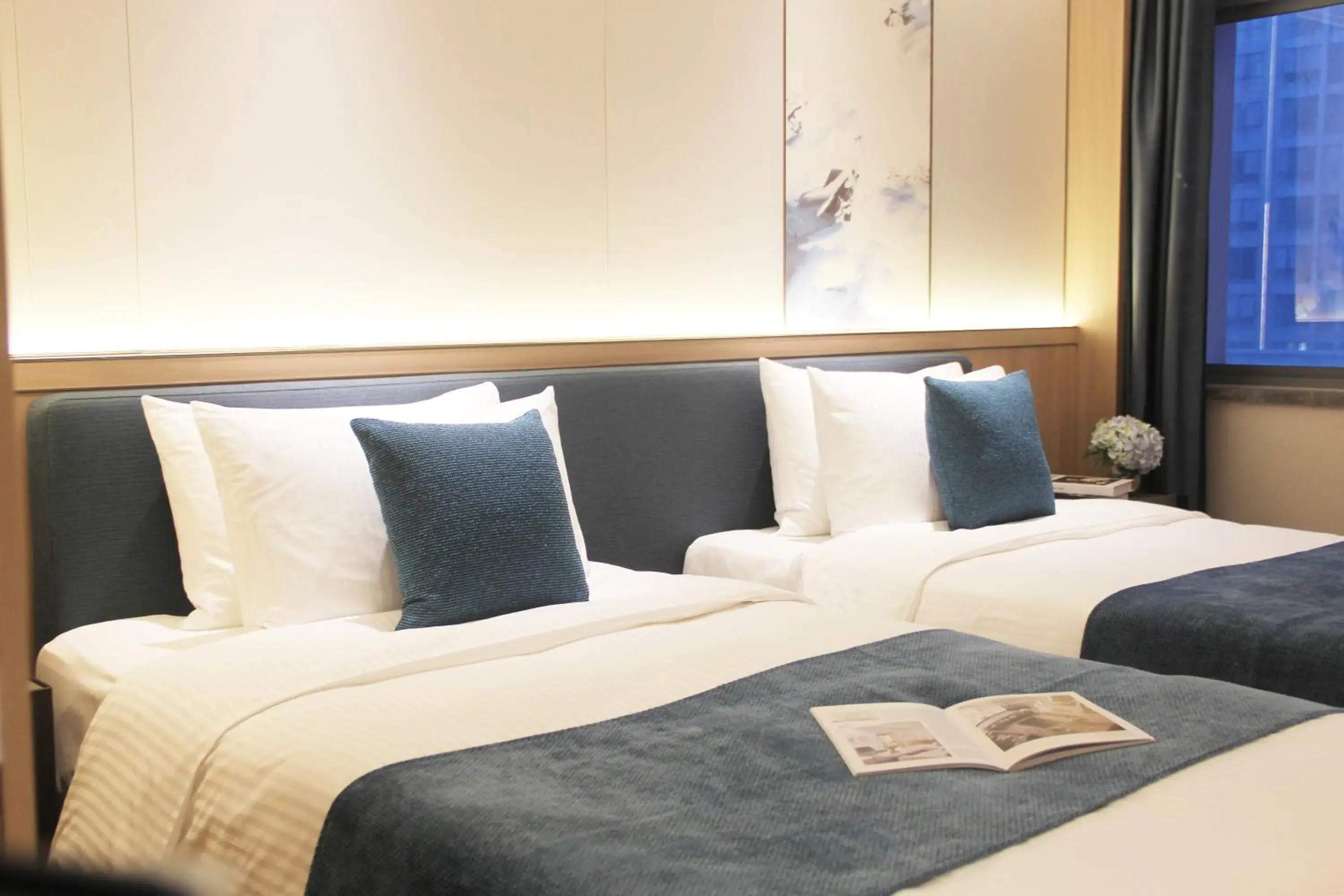 Deluxe Twin Room in Oakwood Central Wuxi Deluxe Twin Room in Oakwood Central Wuxi