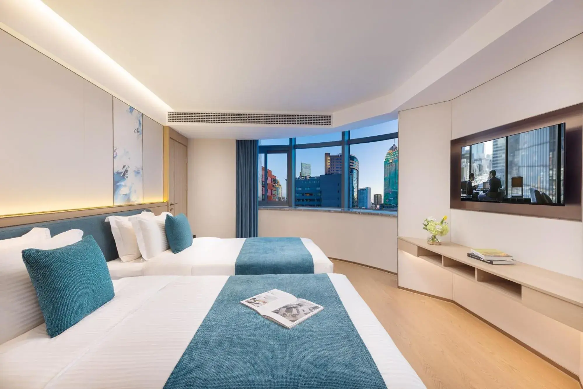 Deluxe Double Studio in Oakwood Central Wuxi Deluxe Double Studio in Oakwood Central Wuxi