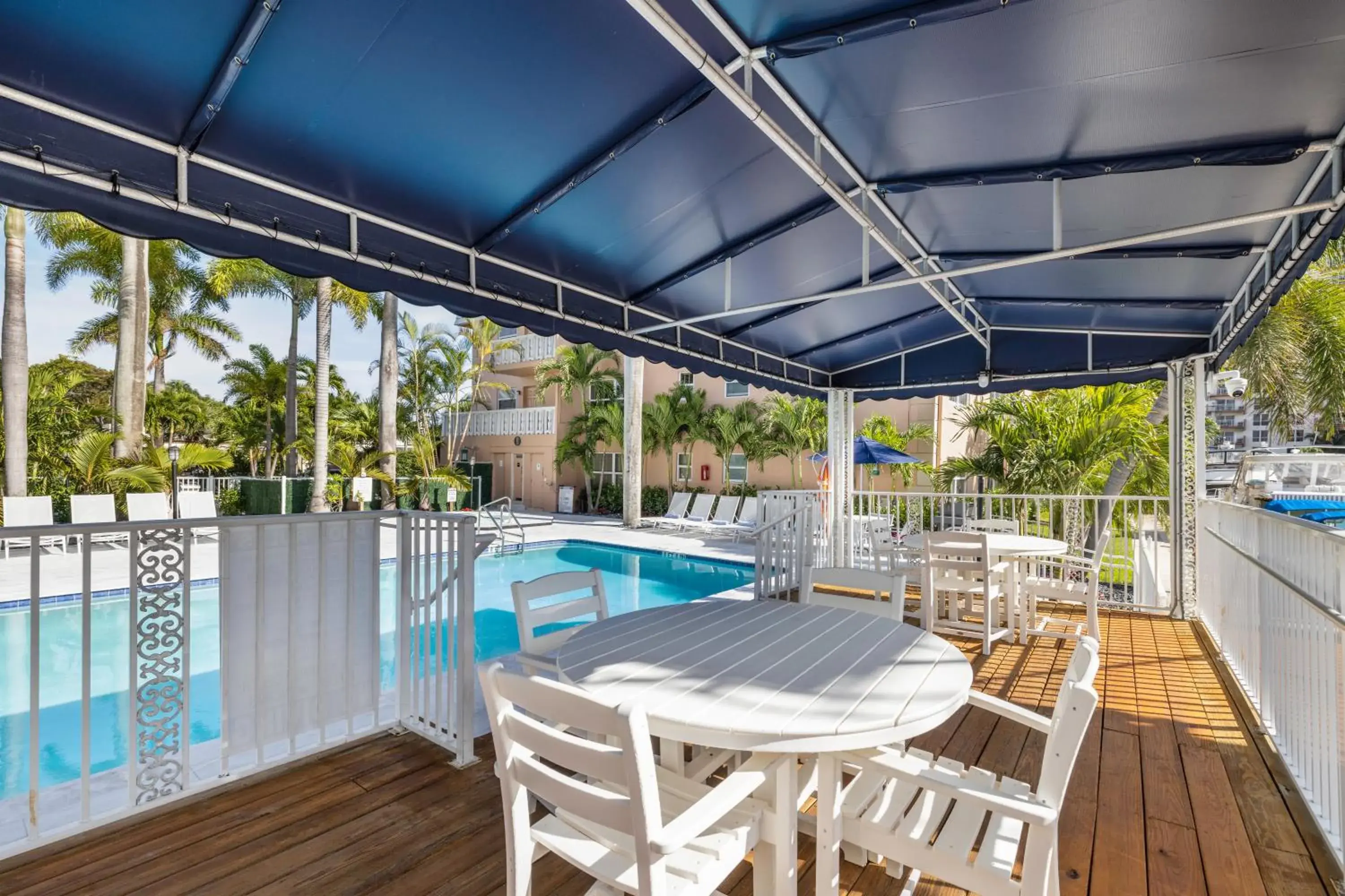 Balcony/Terrace, Swimming Pool in Coconut Bay Resort