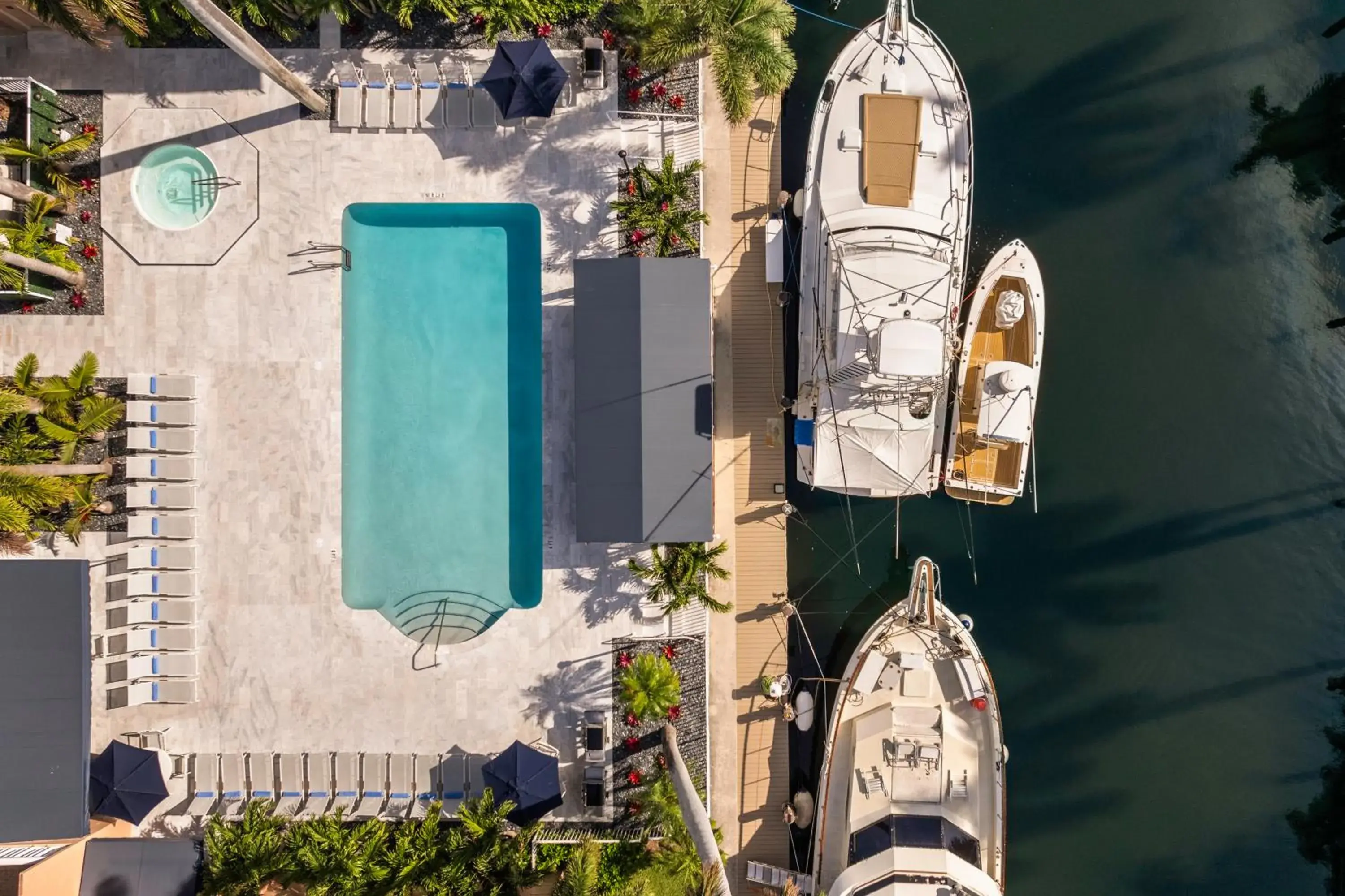 Bird's eye view, Pool View in Coconut Bay Resort