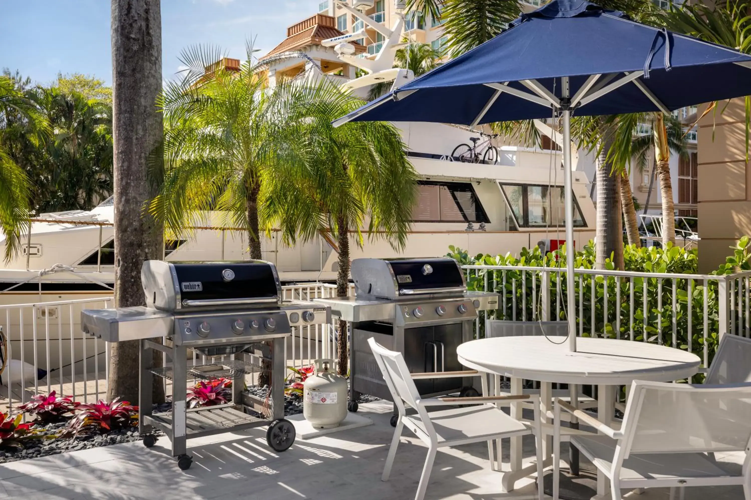 Seating area, BBQ Facilities in Coconut Bay Resort