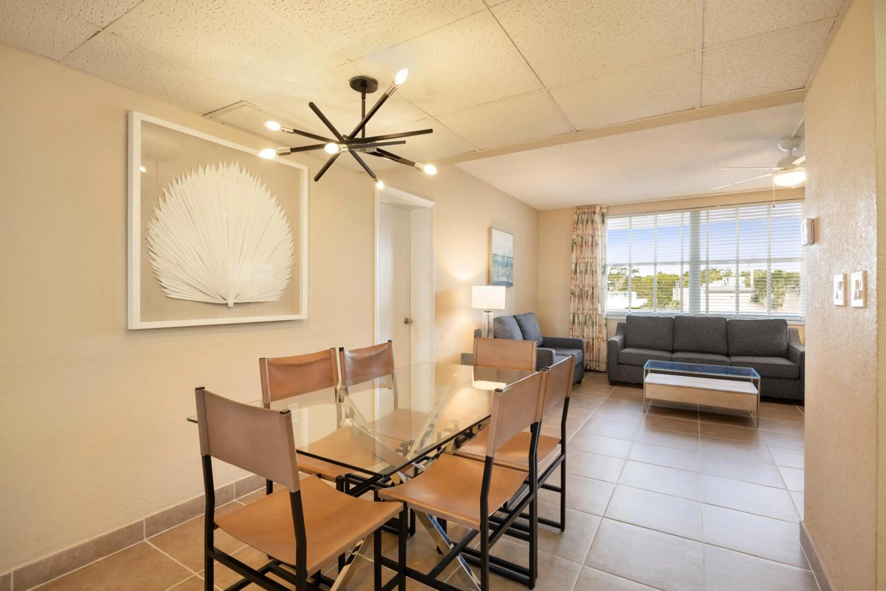 Living room in Coconut Bay Resort