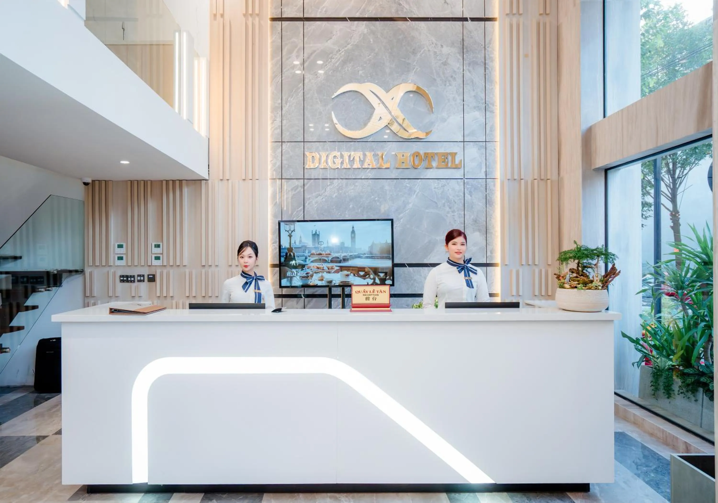 Lobby or reception in X-Digital HOTEL