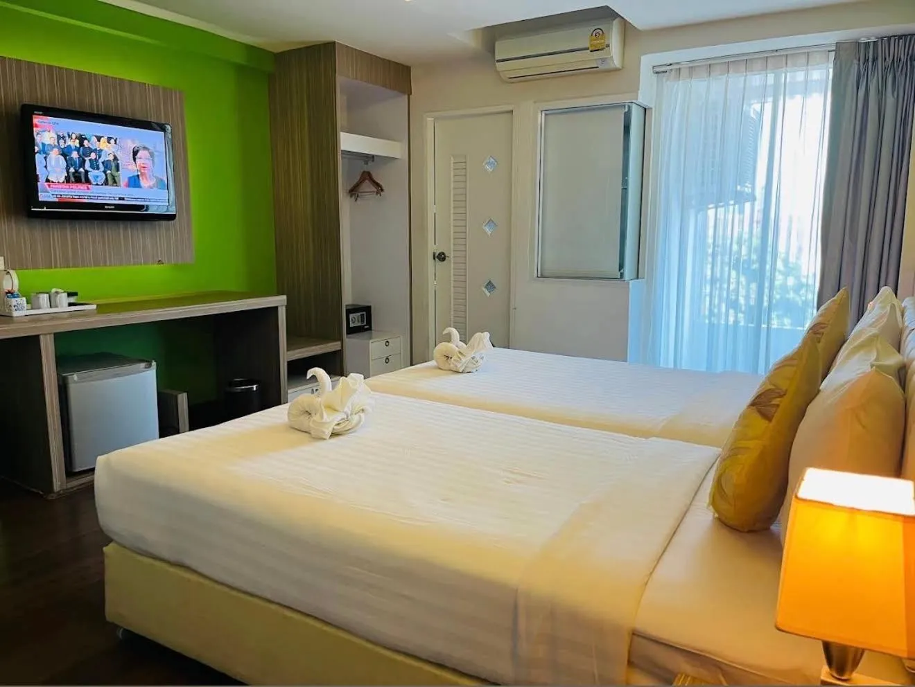 Bedroom, Bed in KANN Pattaya Hotel
