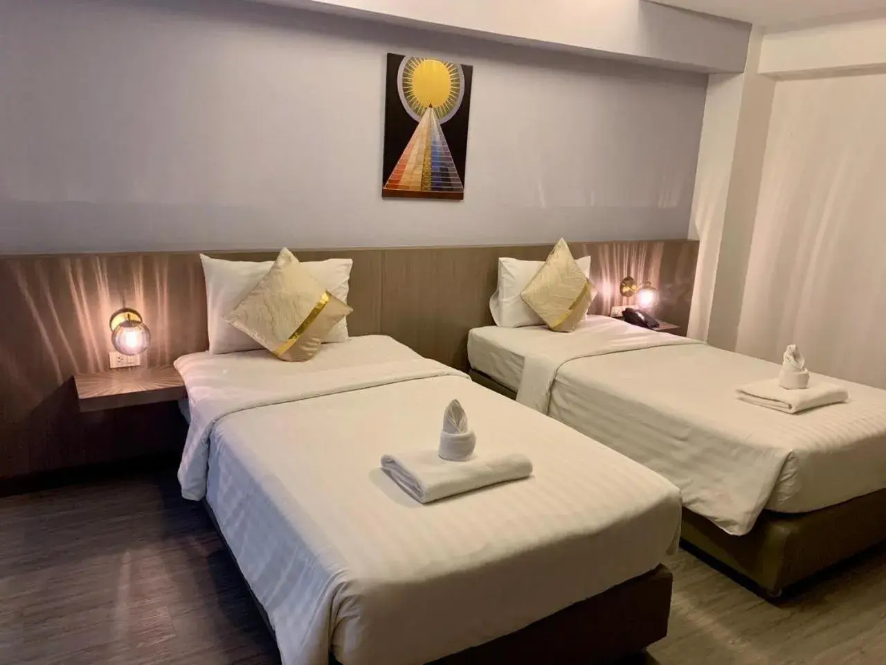 Deluxe Twin Room in KANN Pattaya Hotel Deluxe Twin Room in KANN Pattaya Hotel