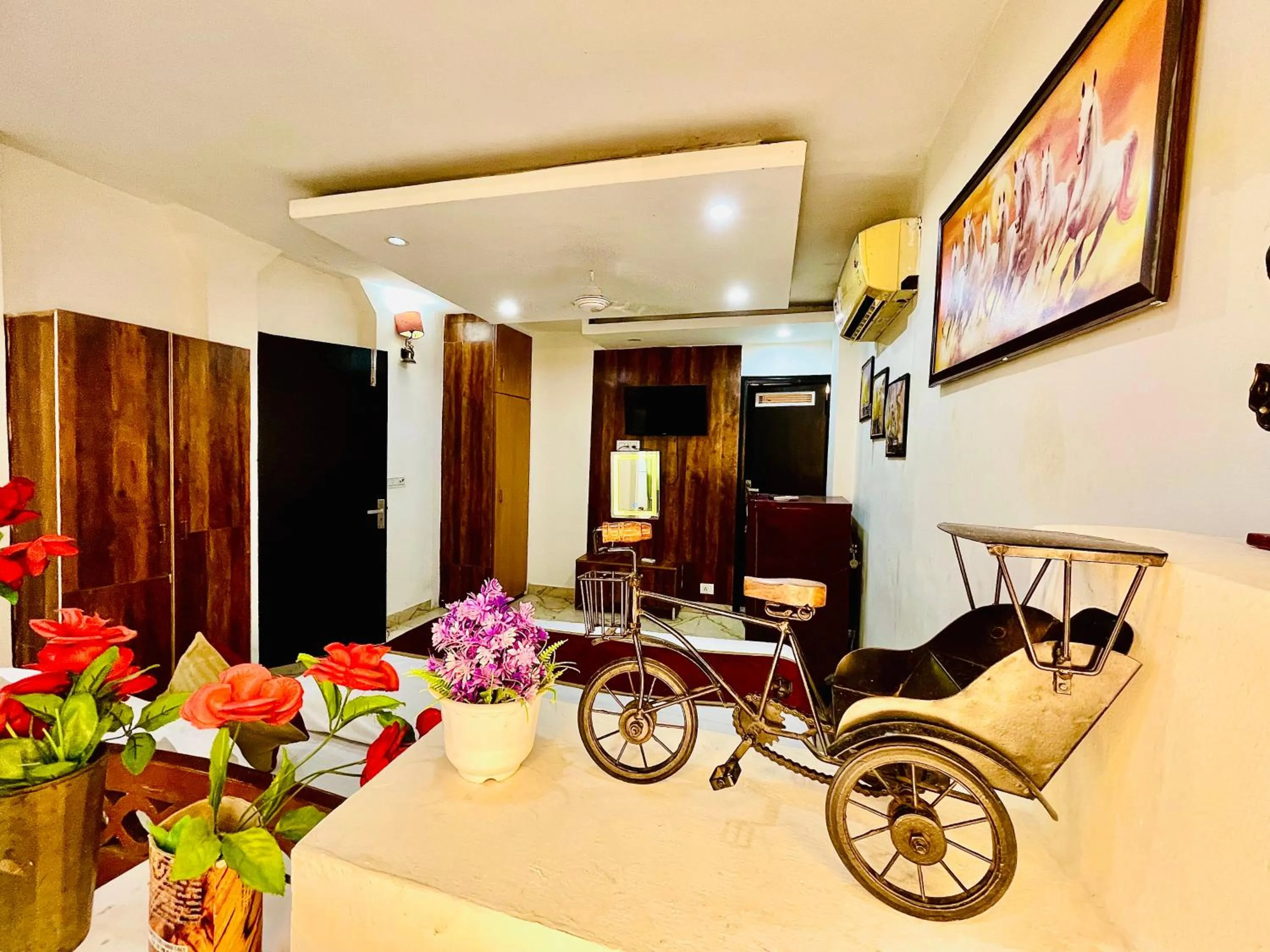 TV and multimedia in Hotel Hauz Khas Inn Near Hauz Khas Fort and Deer Park
