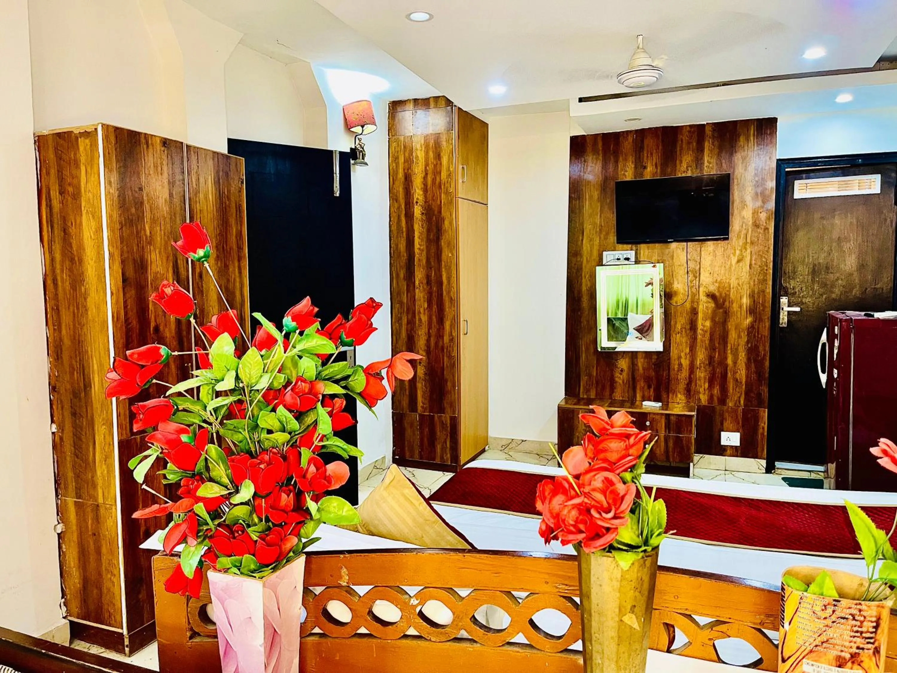 TV and multimedia in Hotel Hauz Khas Inn Near Hauz Khas Fort and Deer Park
