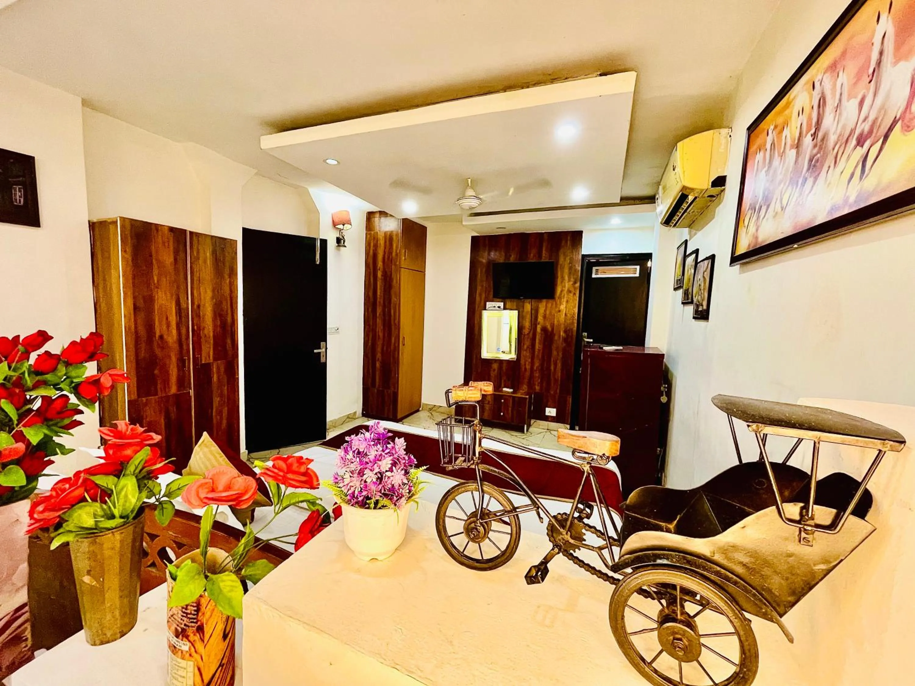 TV and multimedia in Hotel Hauz Khas Inn Near Hauz Khas Fort and Deer Park