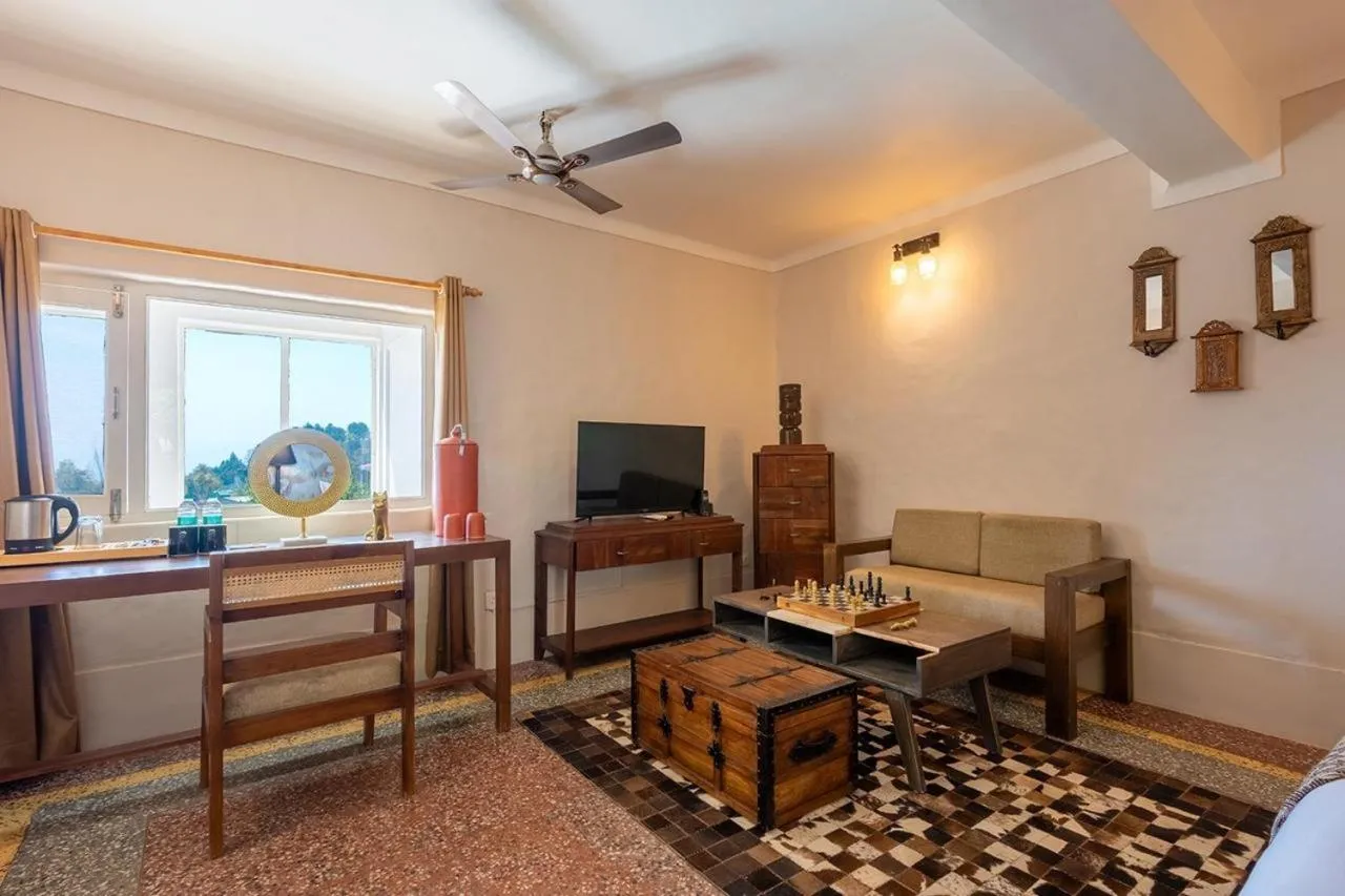 Seating area in Maati Resort by The Lake Hill