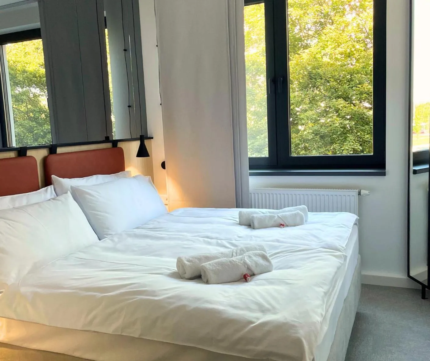 Bed in WE Hotel EXPO Prague