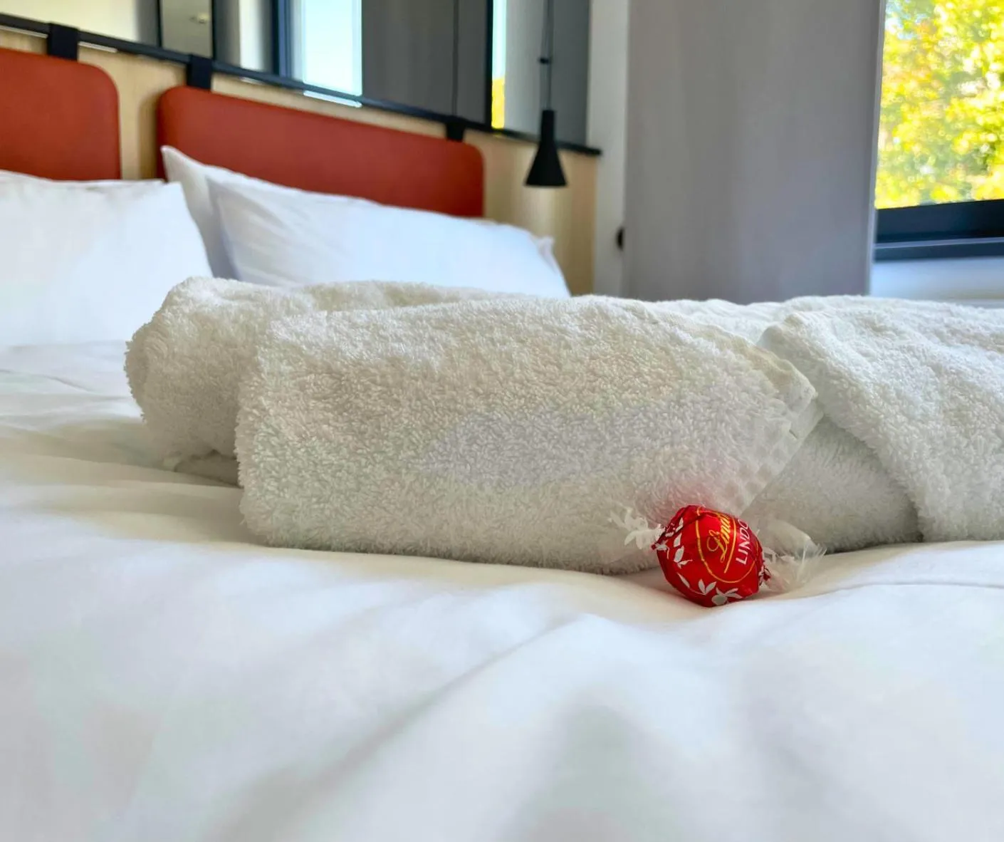 Bed in WE Hotel EXPO Prague