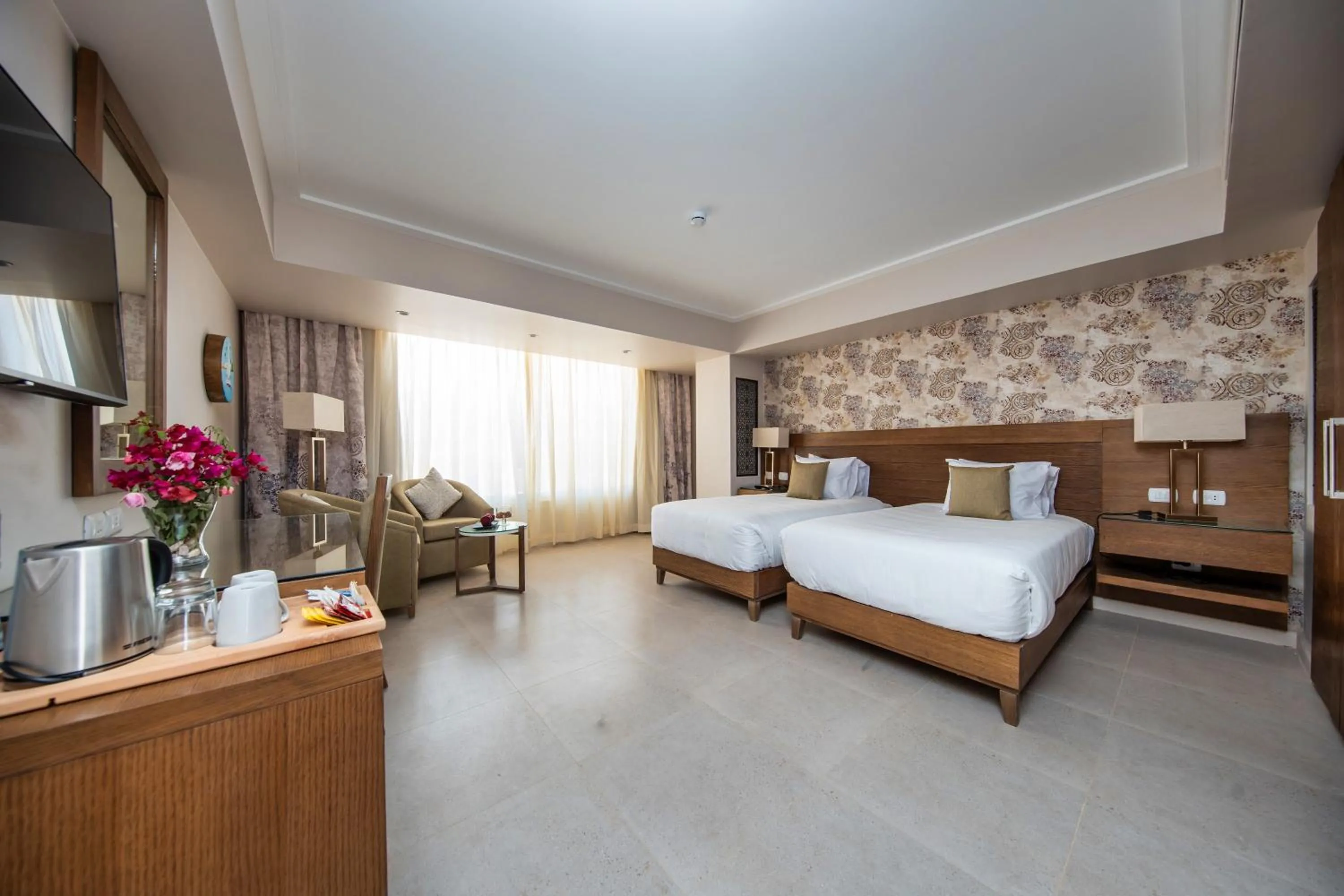 Twin Room with Lake View - single occupancy in Retac Abu Simbel Nefertari Hotel