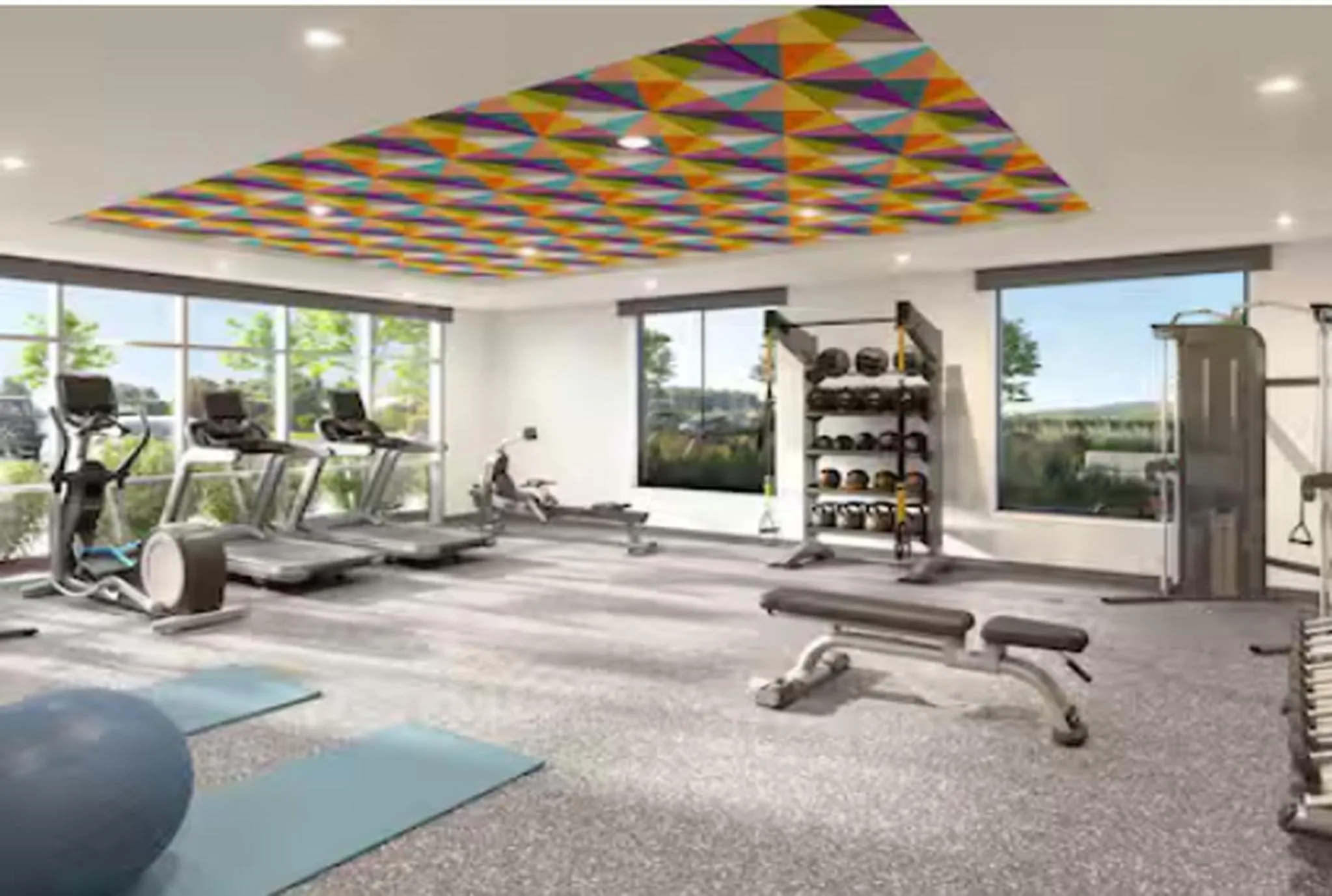 Fitness centre/facilities in Home2 Suites By Hilton Weston Ft. Lauderdale
