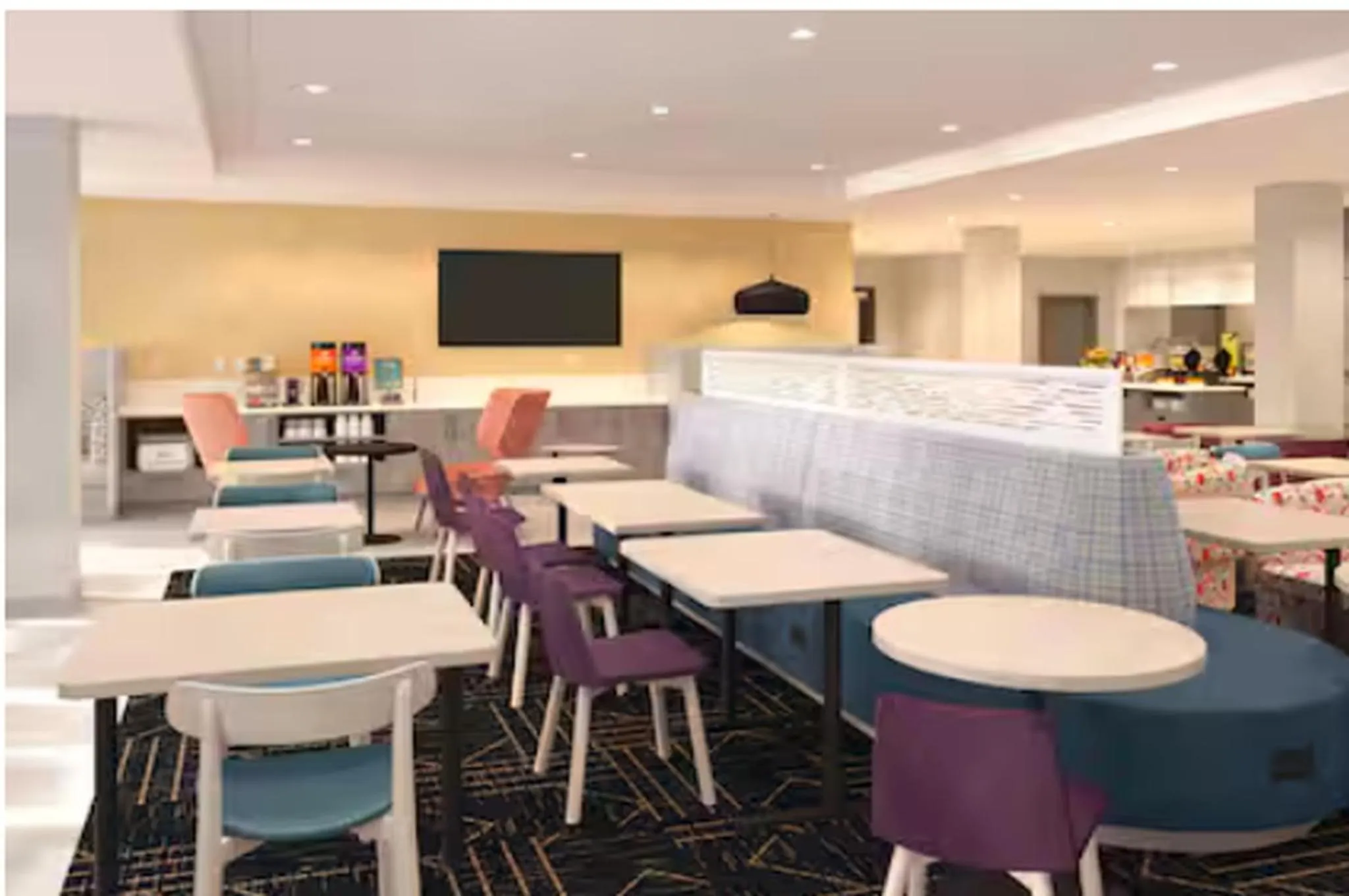 Communal lounge/ TV room in Home2 Suites By Hilton Weston Ft. Lauderdale