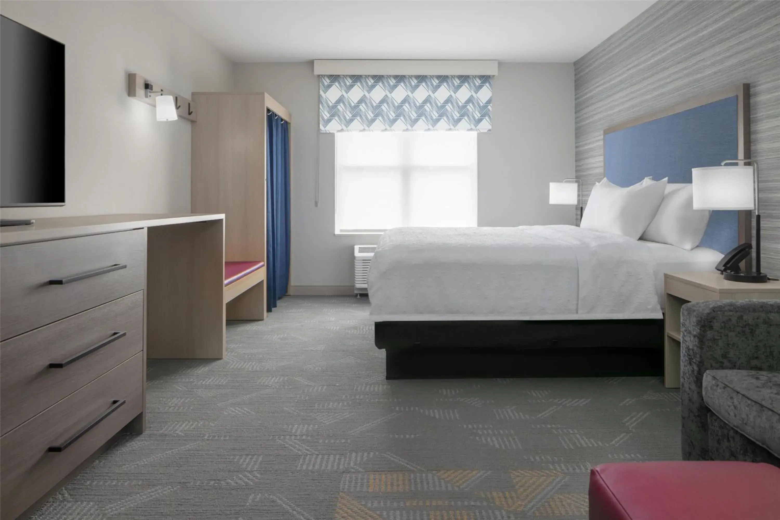 King Suite - Hearing Accessible in Home2 Suites By Hilton Kittery King Suite - Hearing Accessible in Home2 Suites By Hilton Kittery