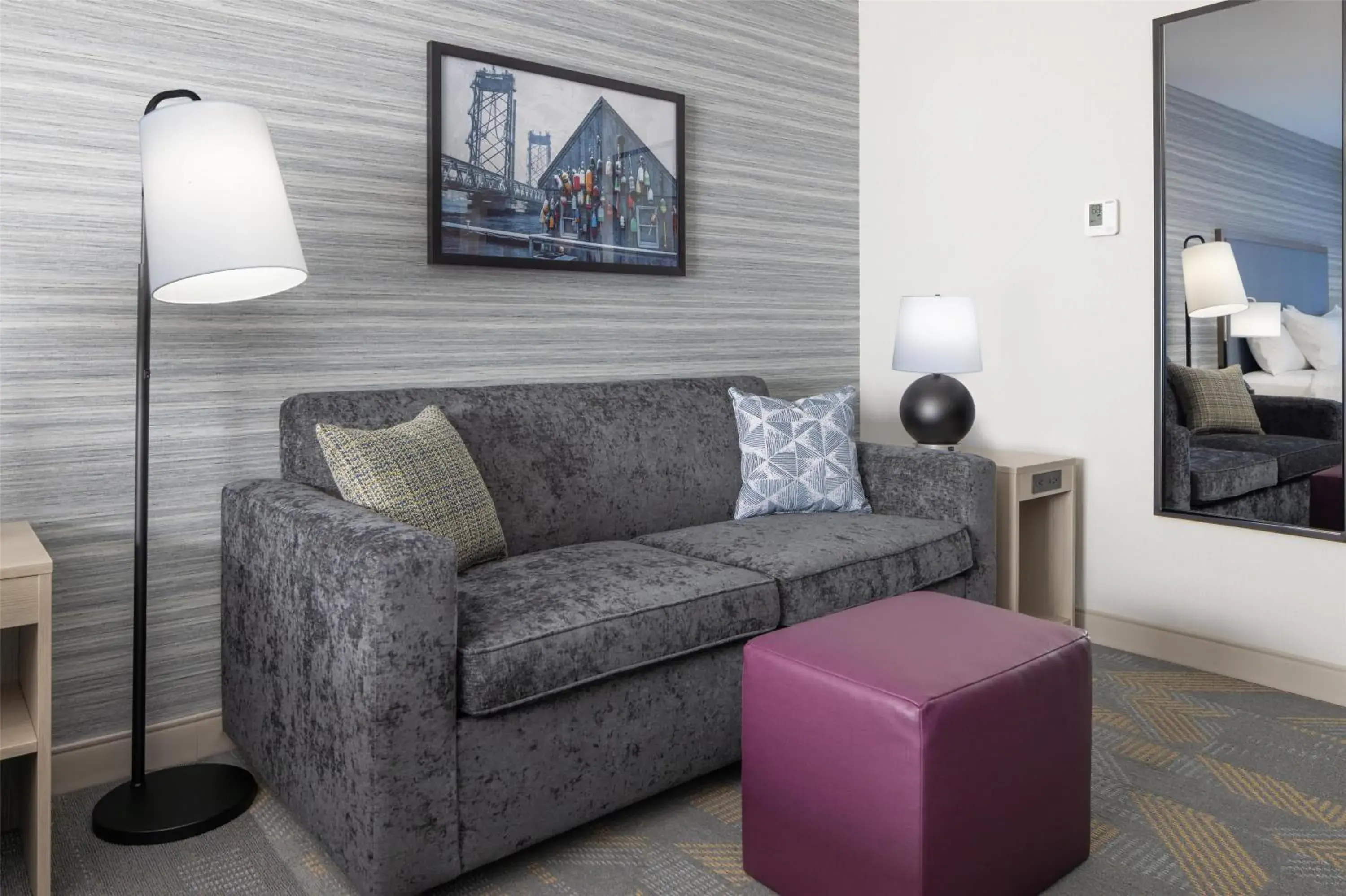 King Studio Suite with Accessible Tub - Mobility Access in Home2 Suites By Hilton Kittery King Studio Suite with Accessible Tub - Mobility Access in Home2 Suites By Hilton Kittery