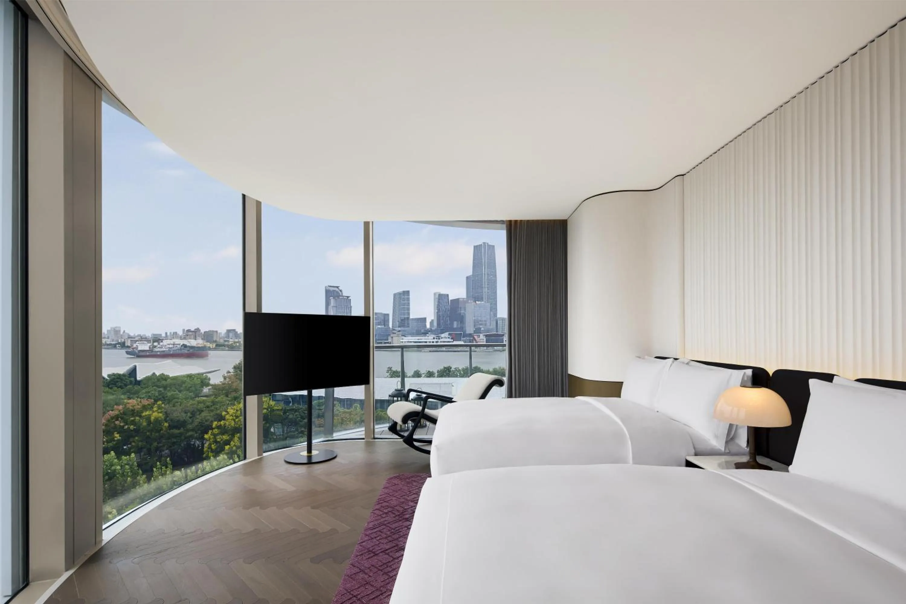 Deluxe Suite with Two Queen Beds - single occupancy in Waldorf Astoria Shanghai Qiantan