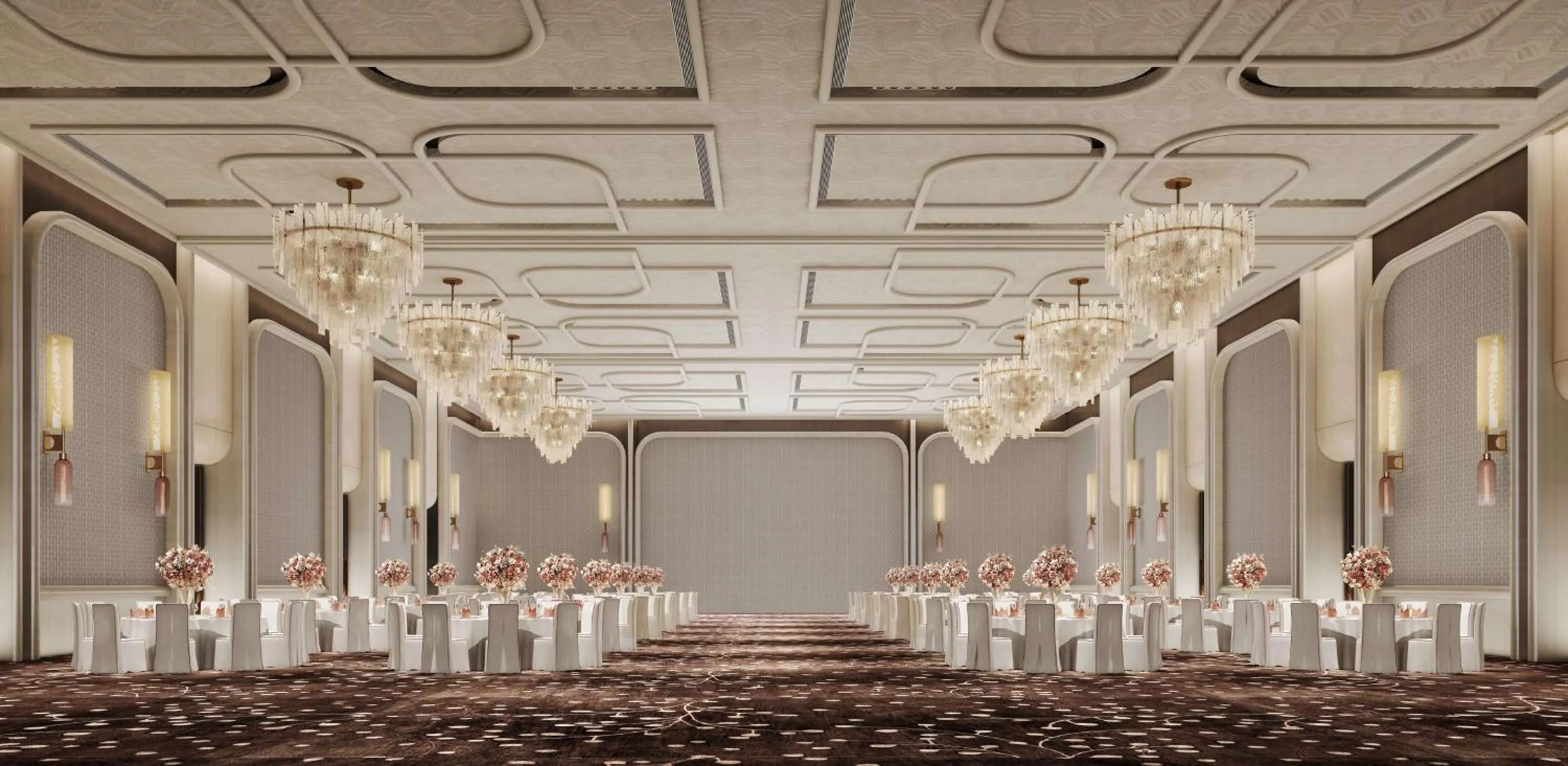 Meeting/conference room in Waldorf Astoria Shanghai Qiantan