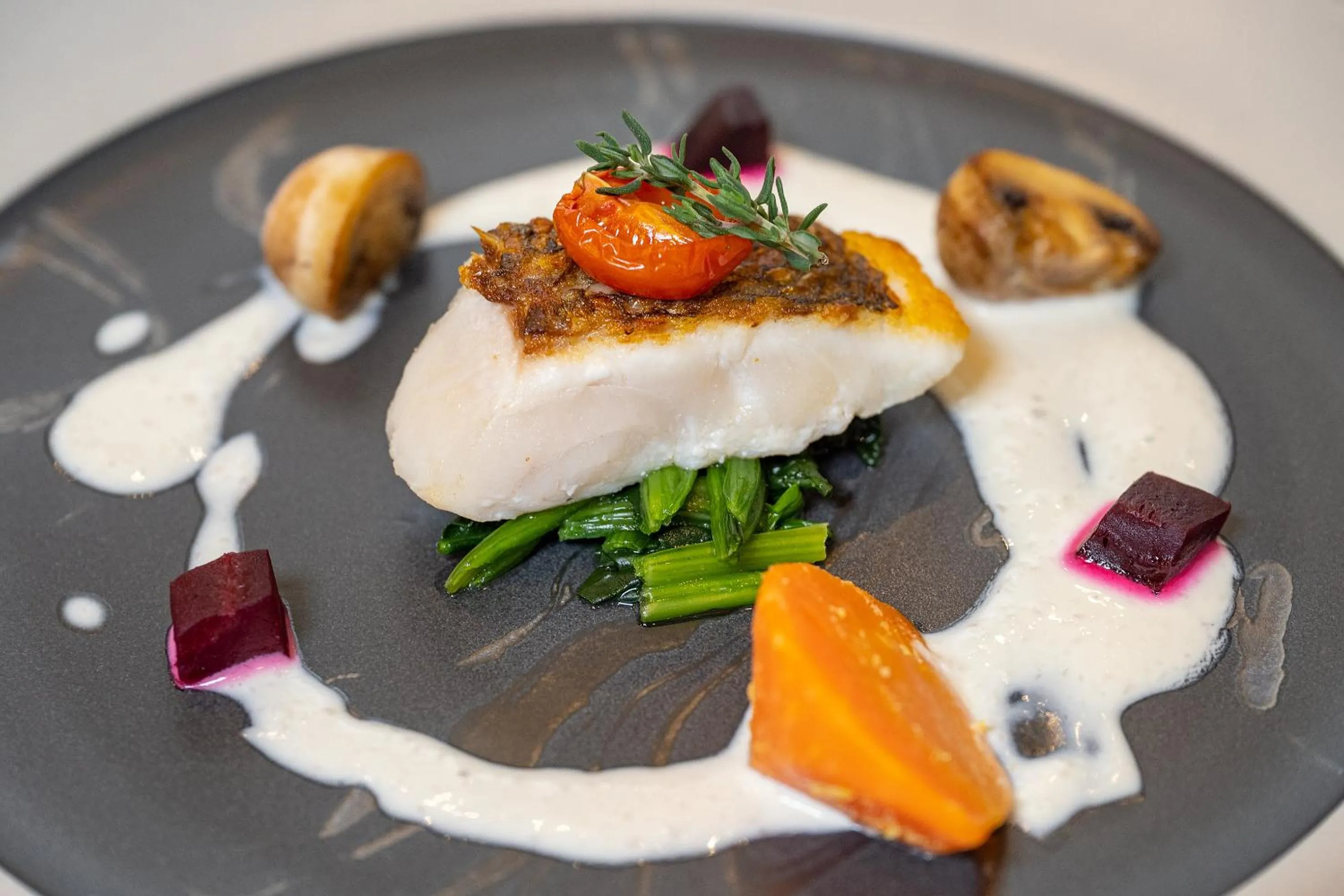 Food close-up in TKP Lectore Hakone Gora