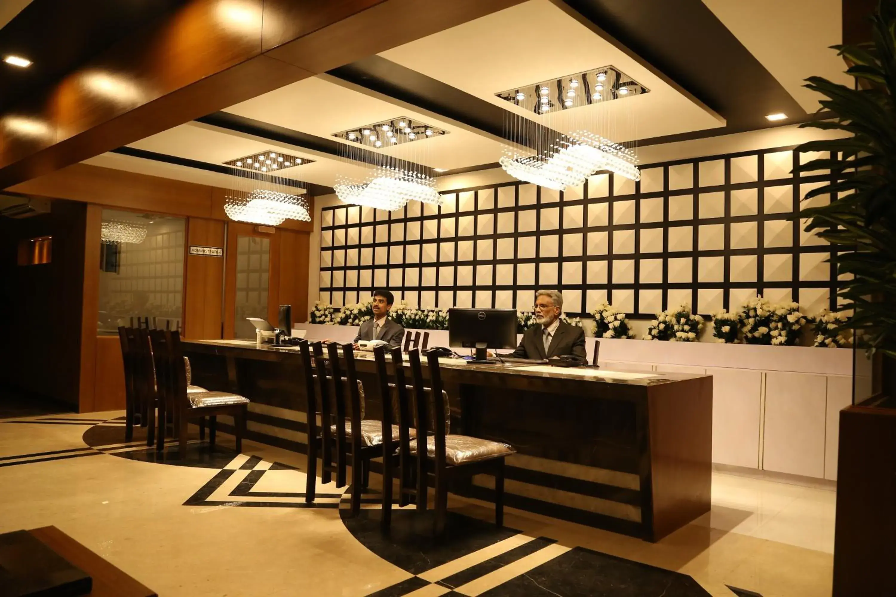 Lobby or reception in Hotel Metropolis Lobby or reception in Hotel Metropolis