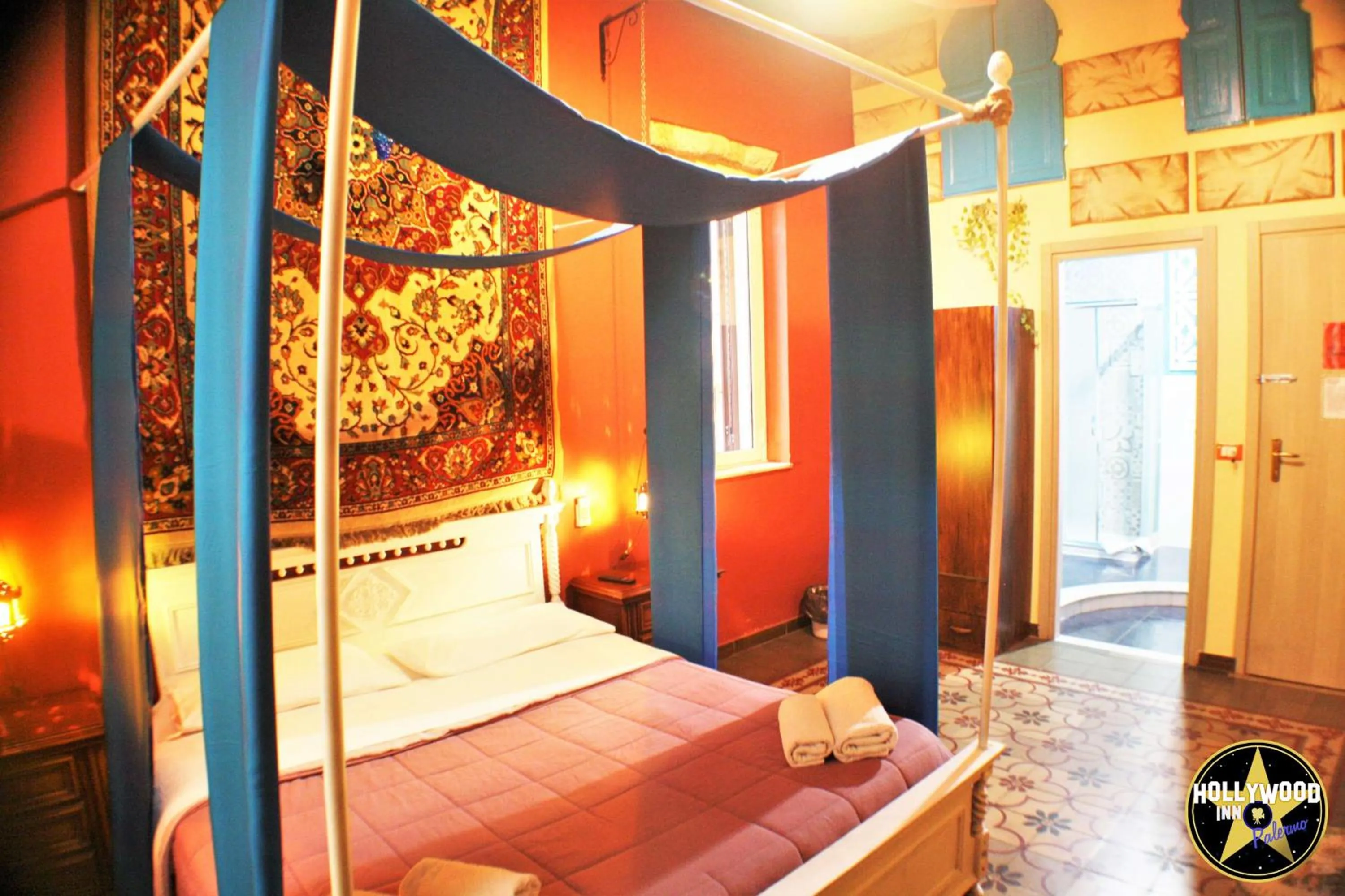 Bedroom, Bed in Hollywood Inn Palermo