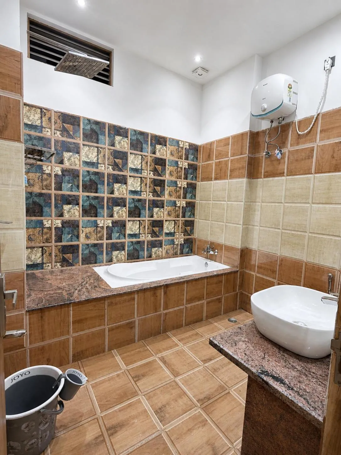 Bathroom in JB Square Resort, Ayodhya