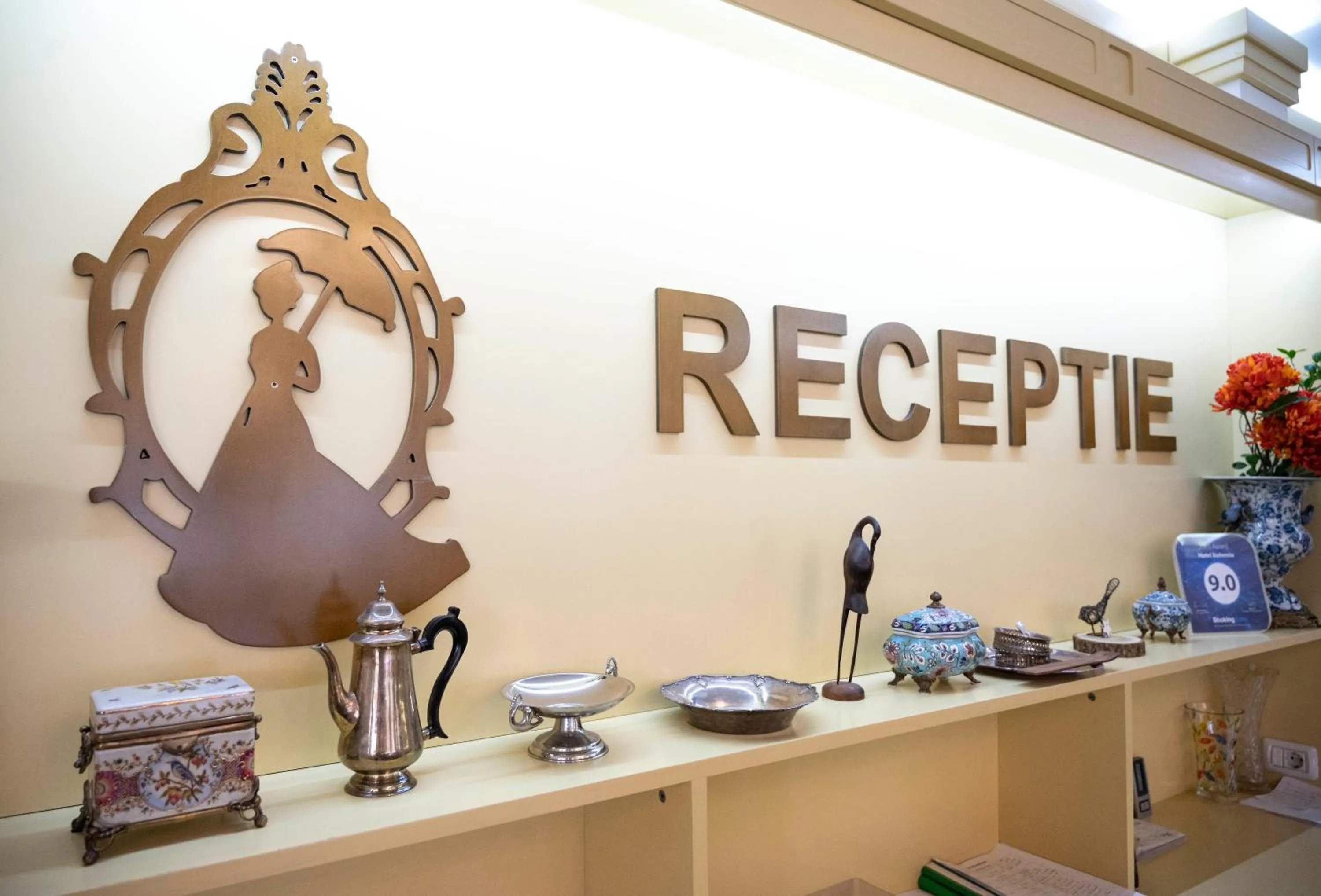 Lobby or reception in Hotel Bohemia