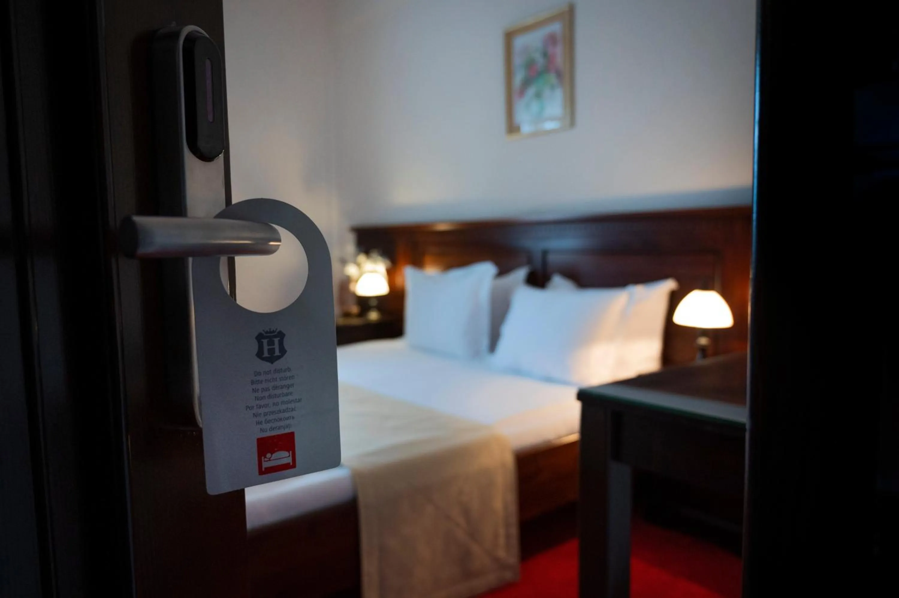 Bed in Hotel Bohemia