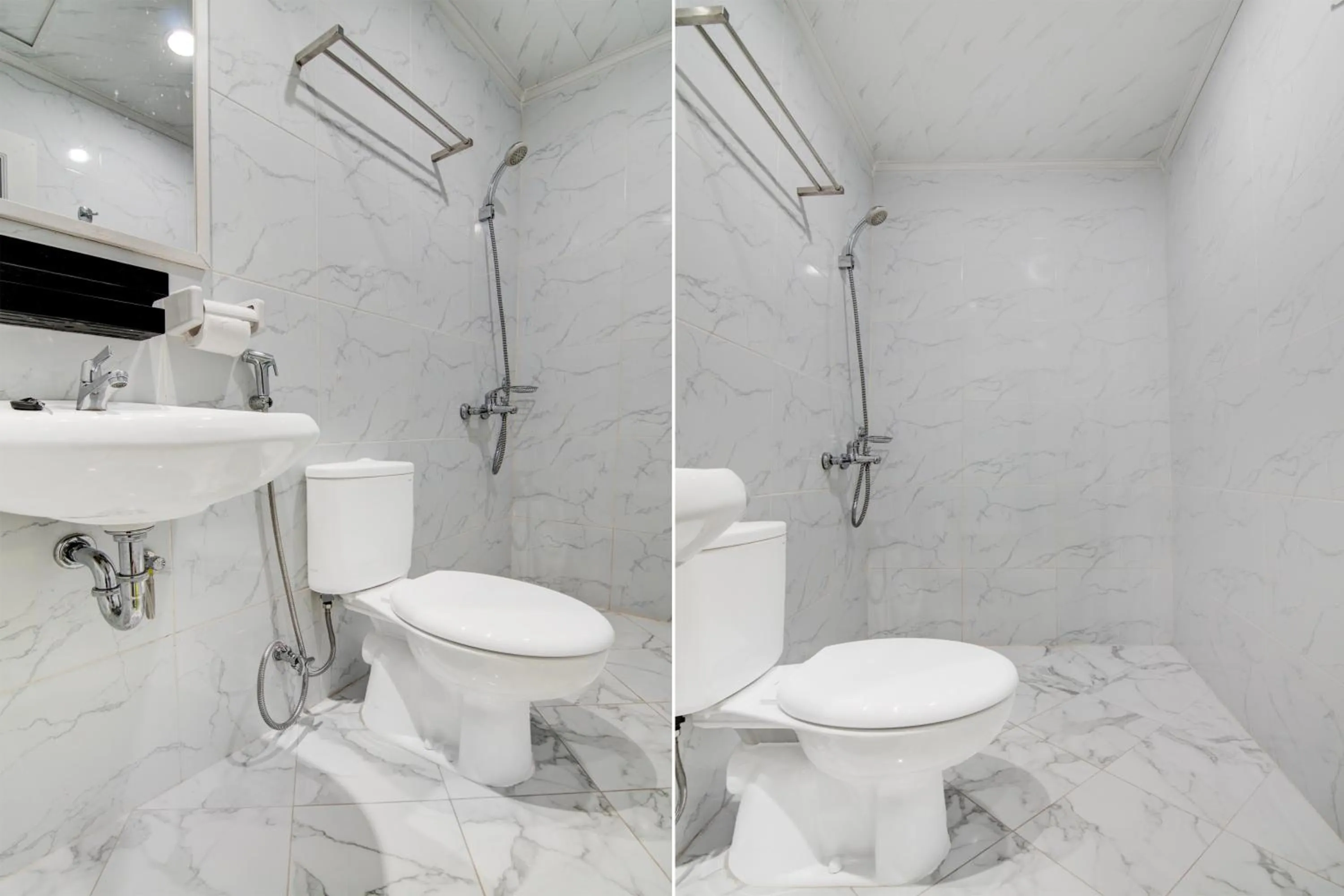 Bathroom in Townhouse Oak Pekanbaru near Mall Pekanbaru formerly Hotel Grand Sahara