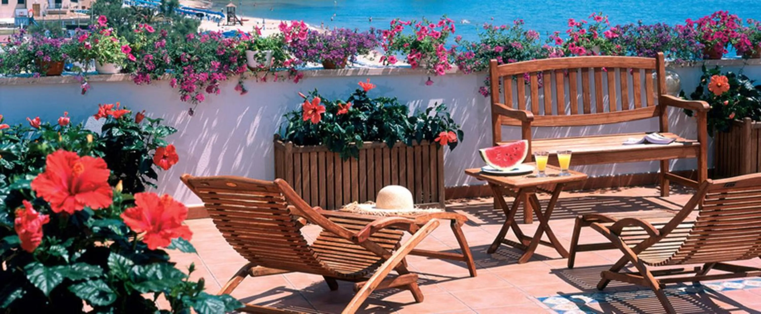 Balcony/Terrace in Hotel Amyclae