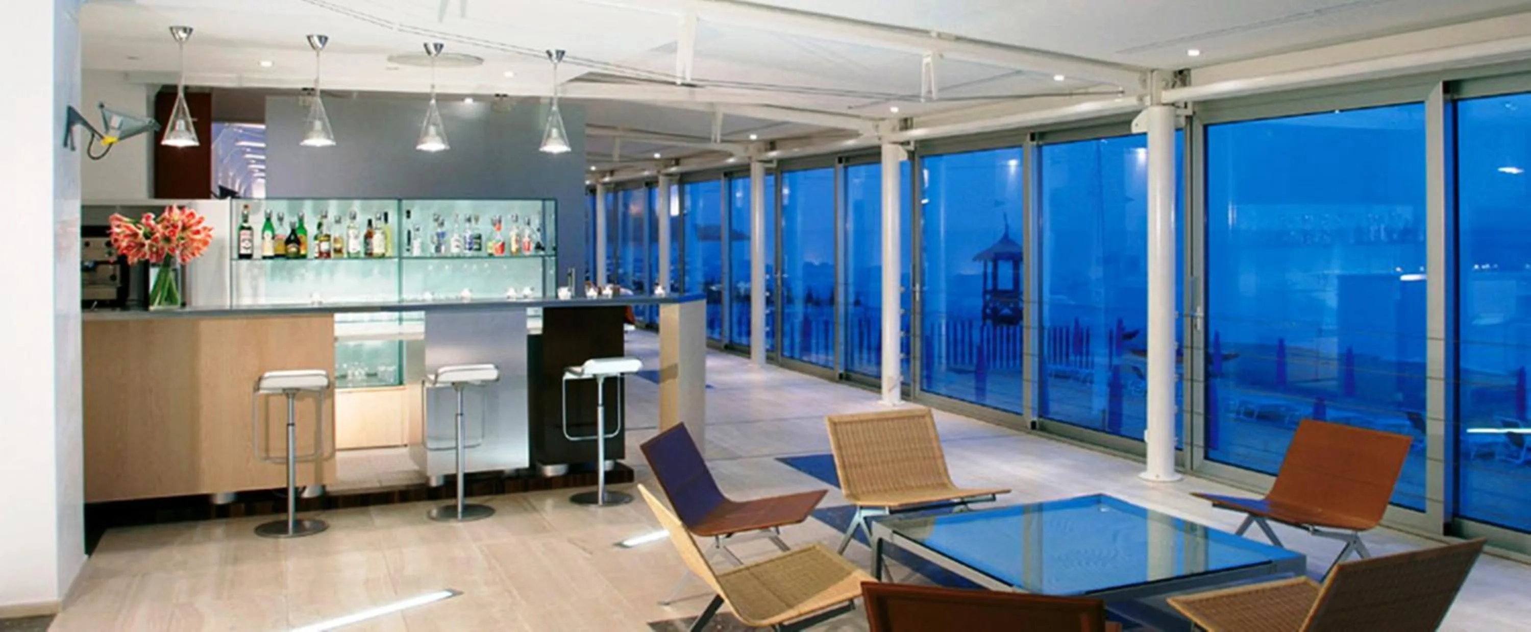 Lounge or bar in Hotel Amyclae