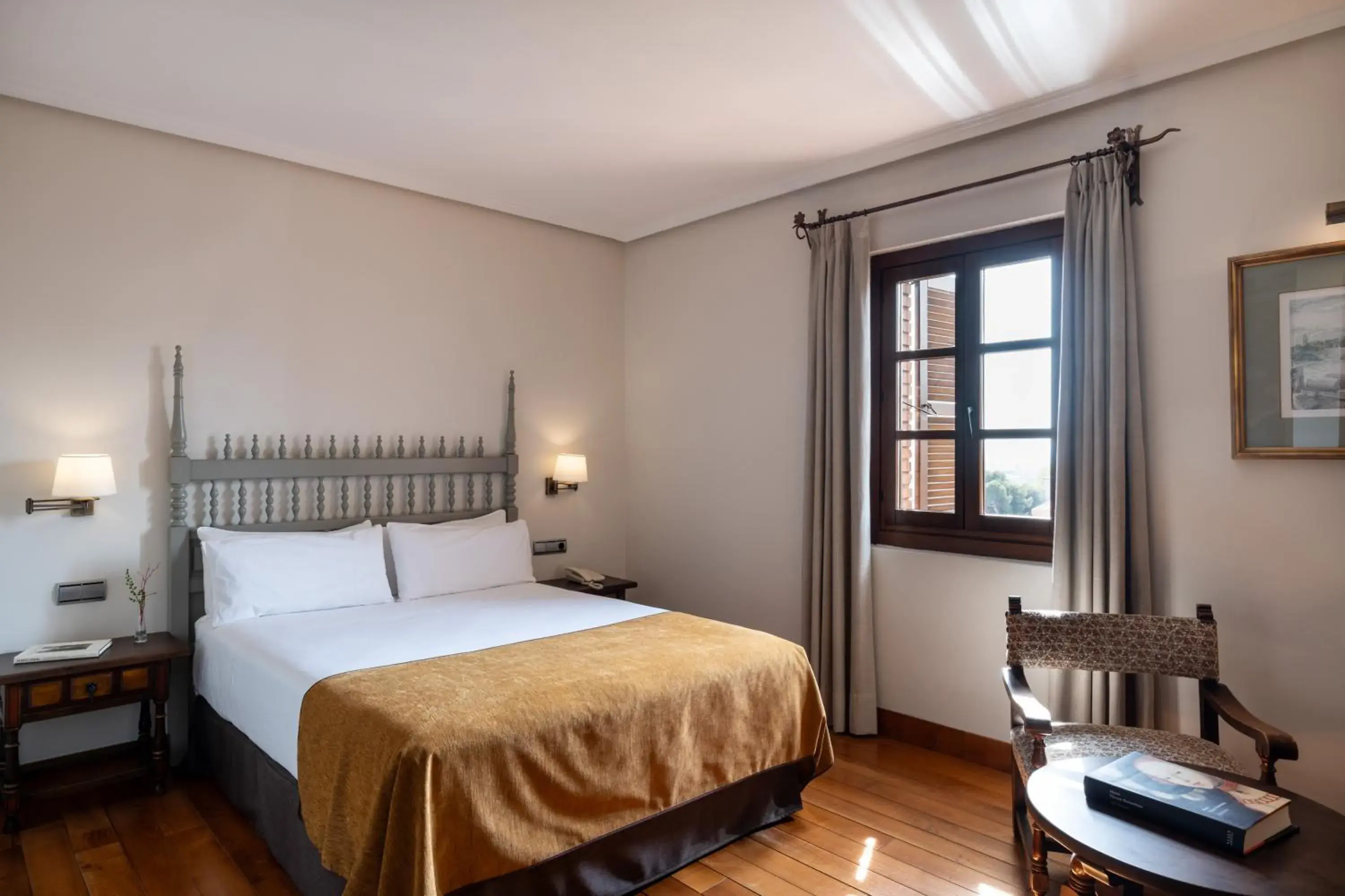 Bed in Parador de Calahorra Bed in Parador de Calahorra