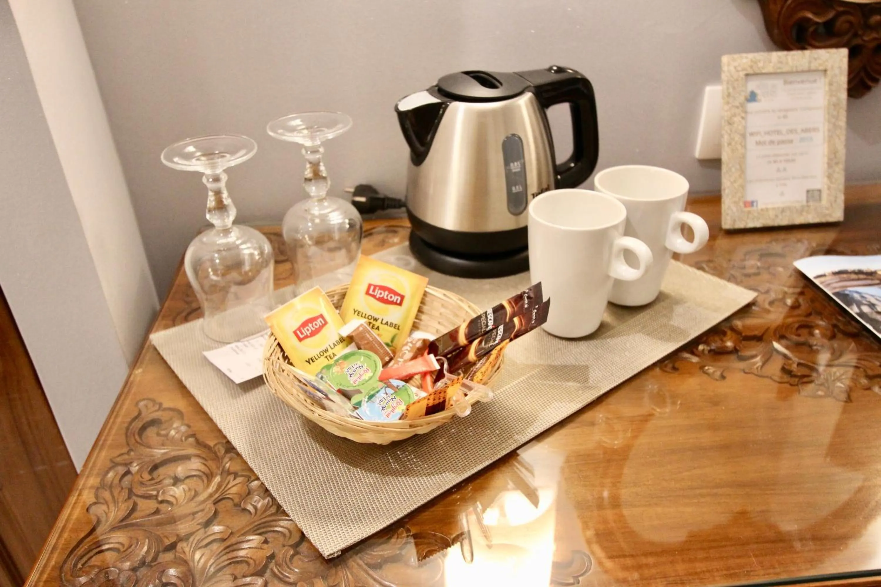 Coffee/tea facilities in Hotel des Abers