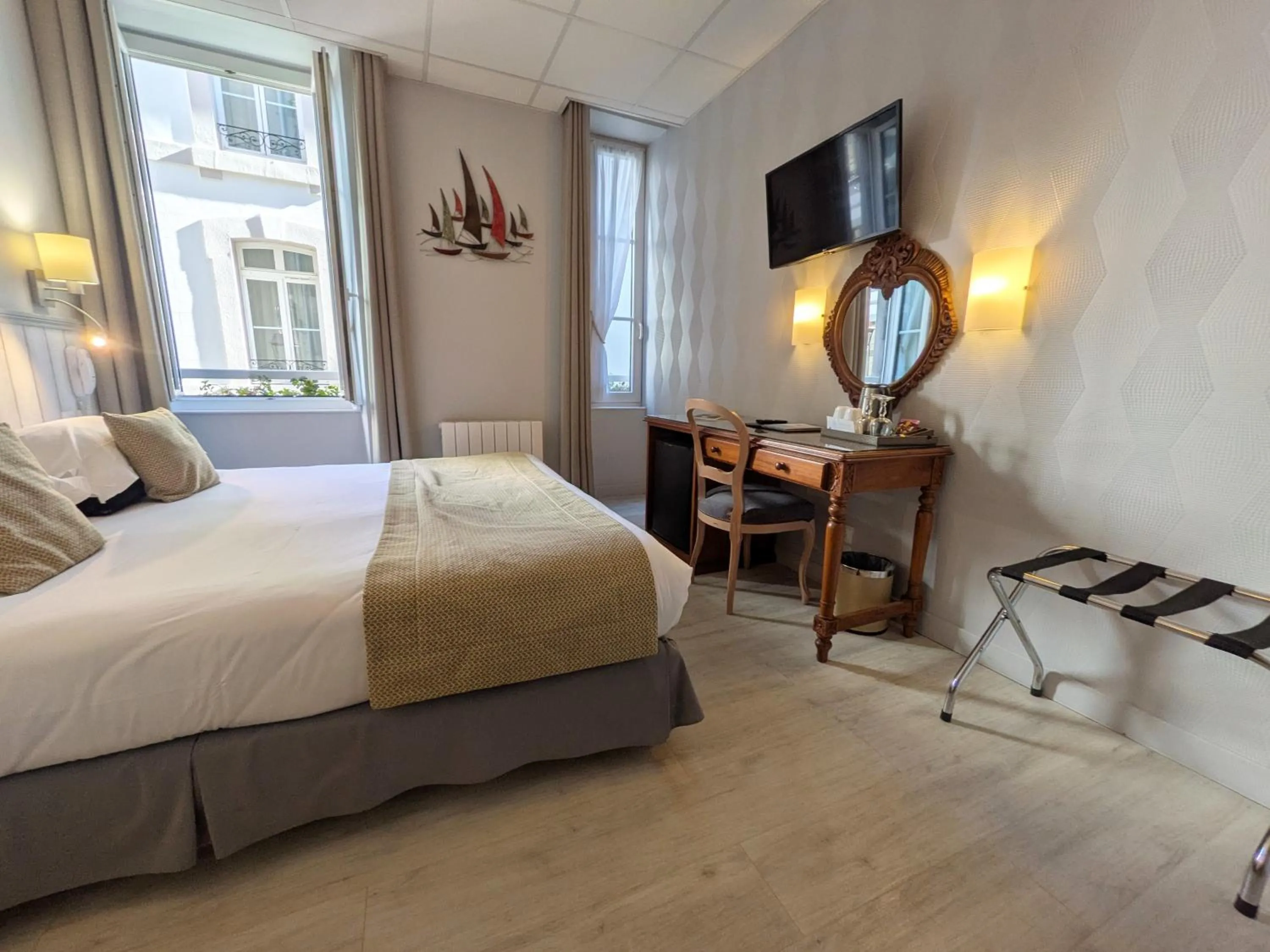 Bed in Hotel des Abers