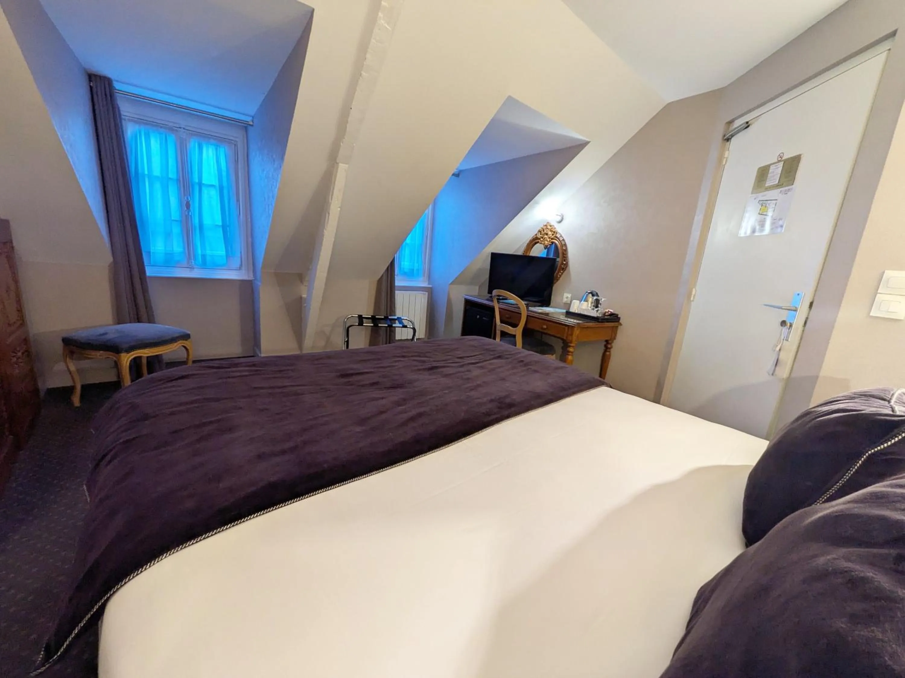 Bed in Hotel des Abers