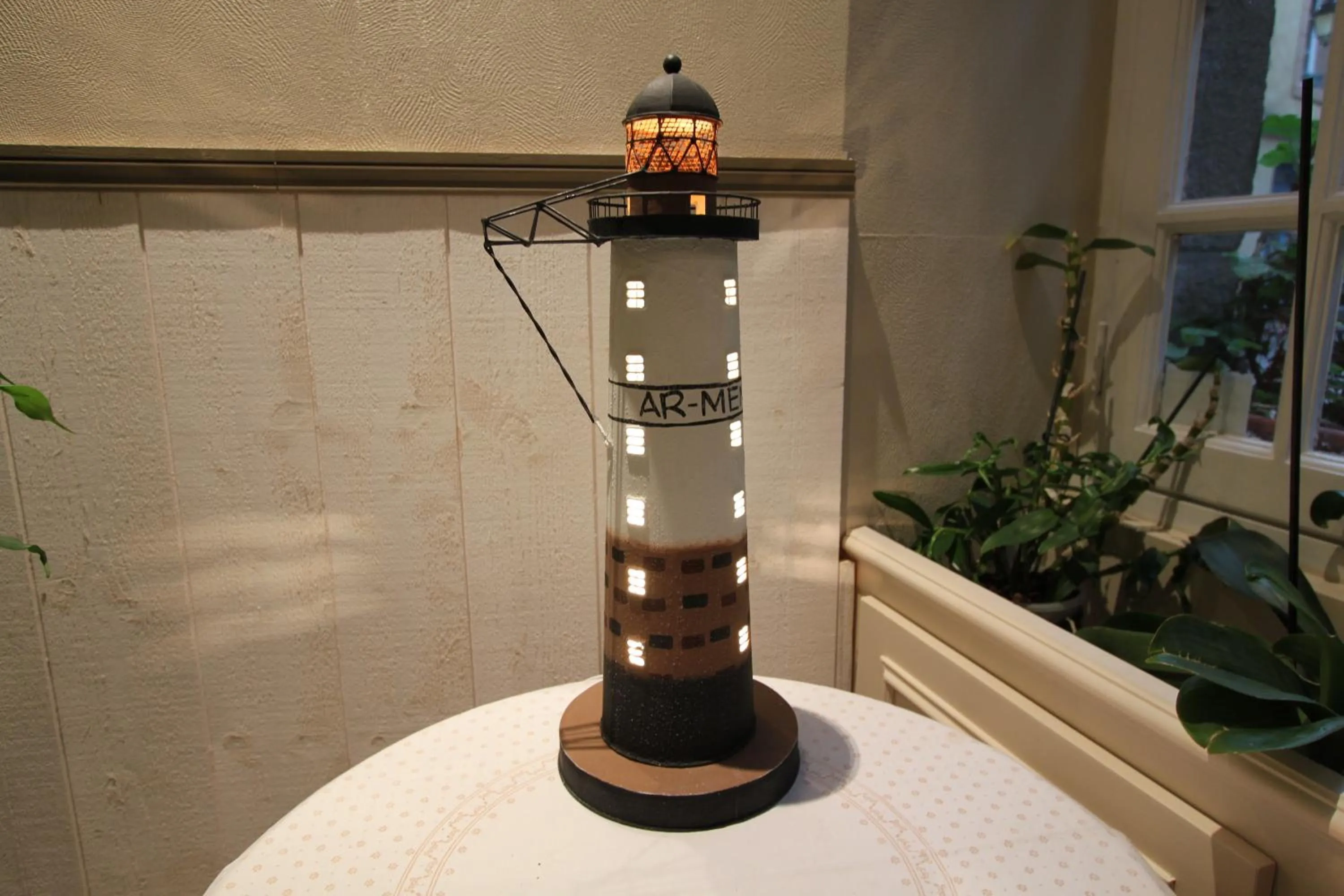 Decorative detail in Hotel des Abers