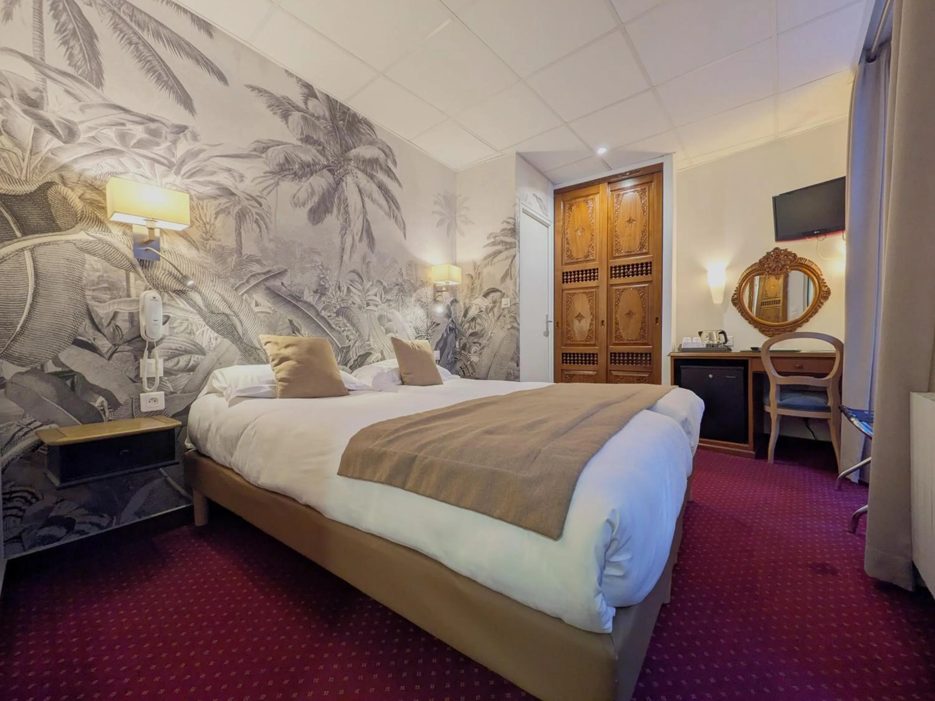 Bed in Hotel des Abers