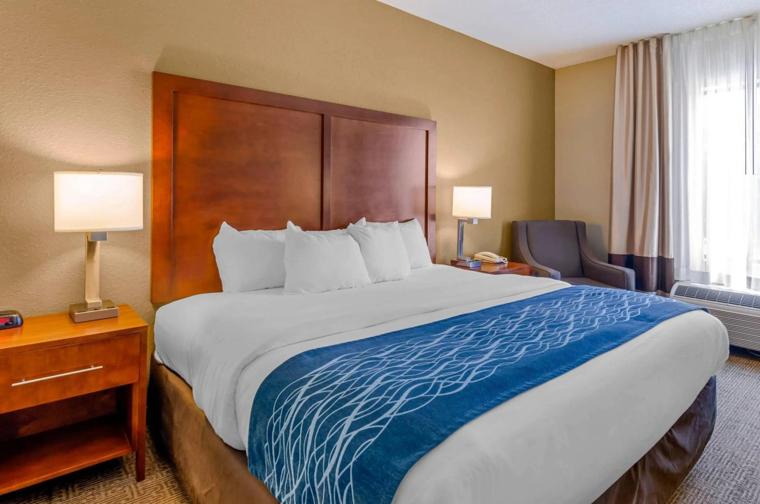 Bedroom, Bed in Comfort Inn & Suites Lynchburg Airport - University Area