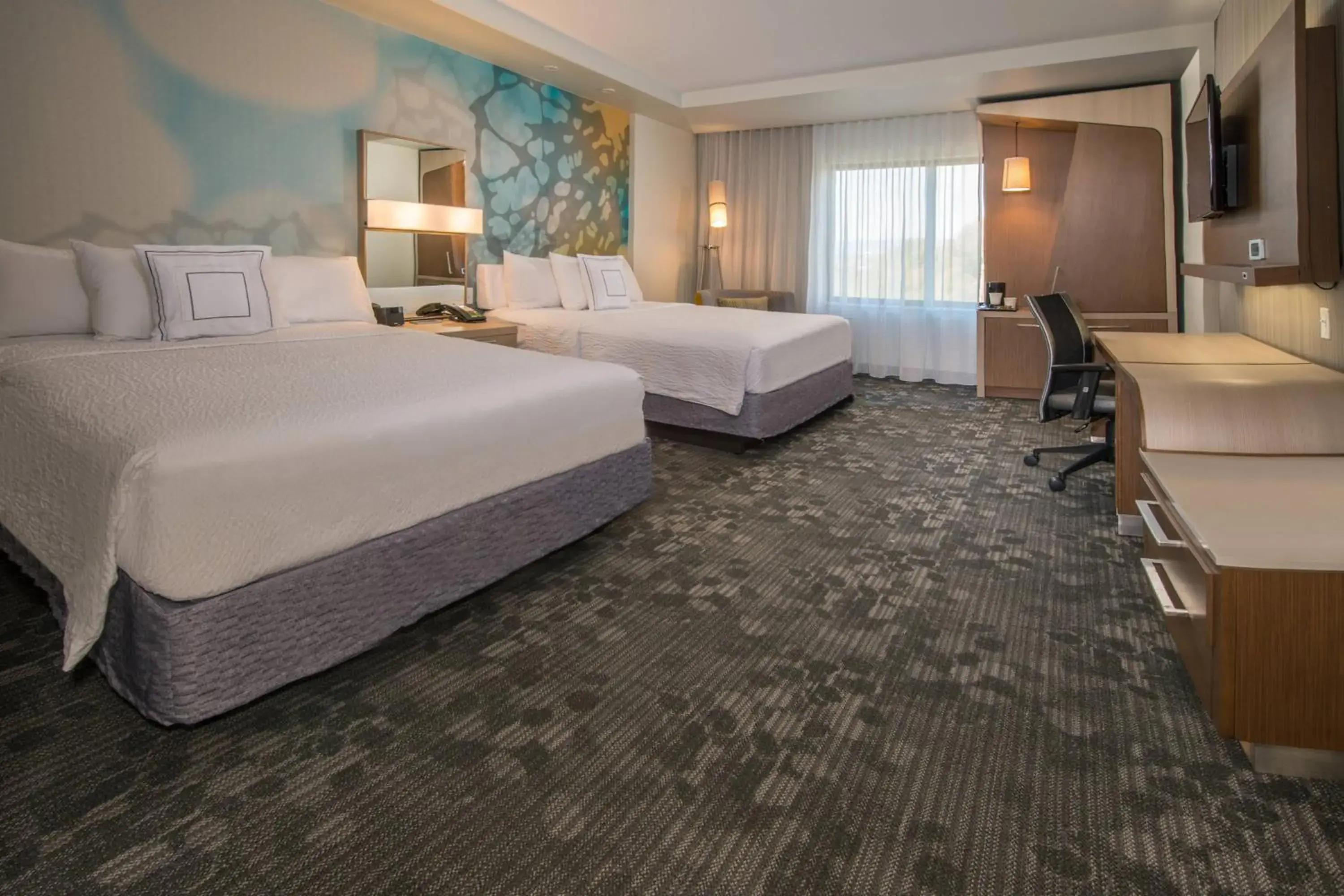 Queen Room with Two Queen Beds in Courtyard by Marriott Shippensburg Queen Room with Two Queen Beds in Courtyard by Marriott Shippensburg