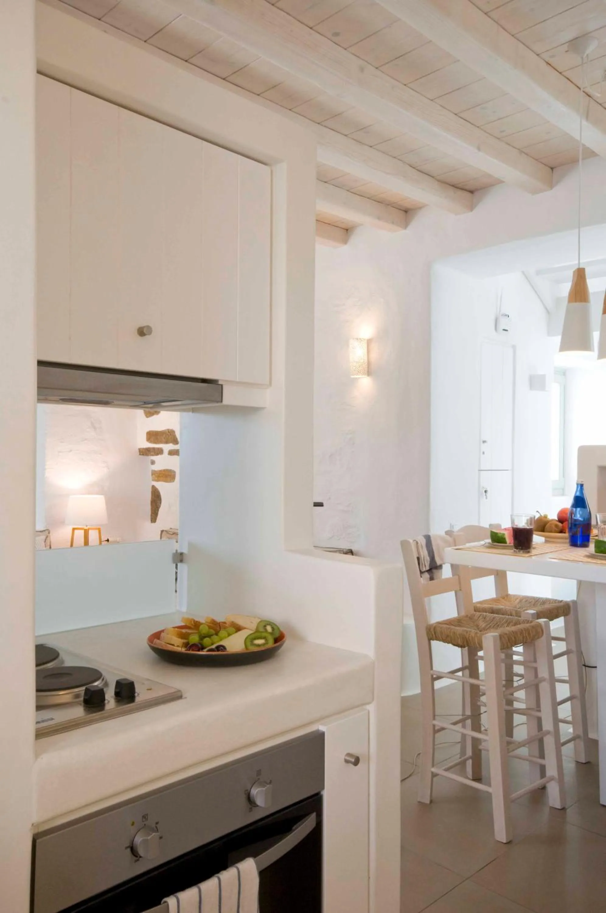 Kitchen or kitchenette in Cloud Blue