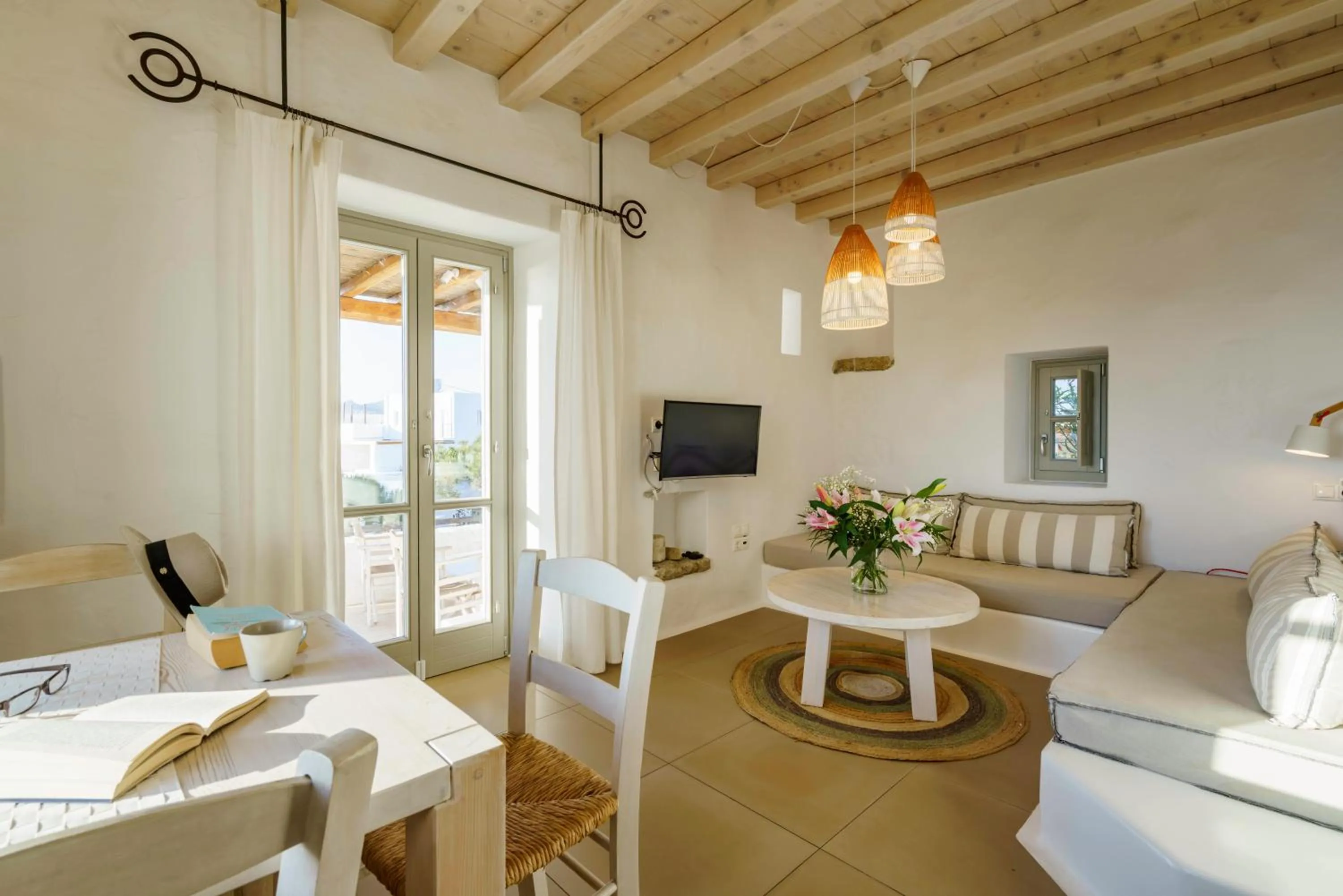 Living room in Cloud Blue