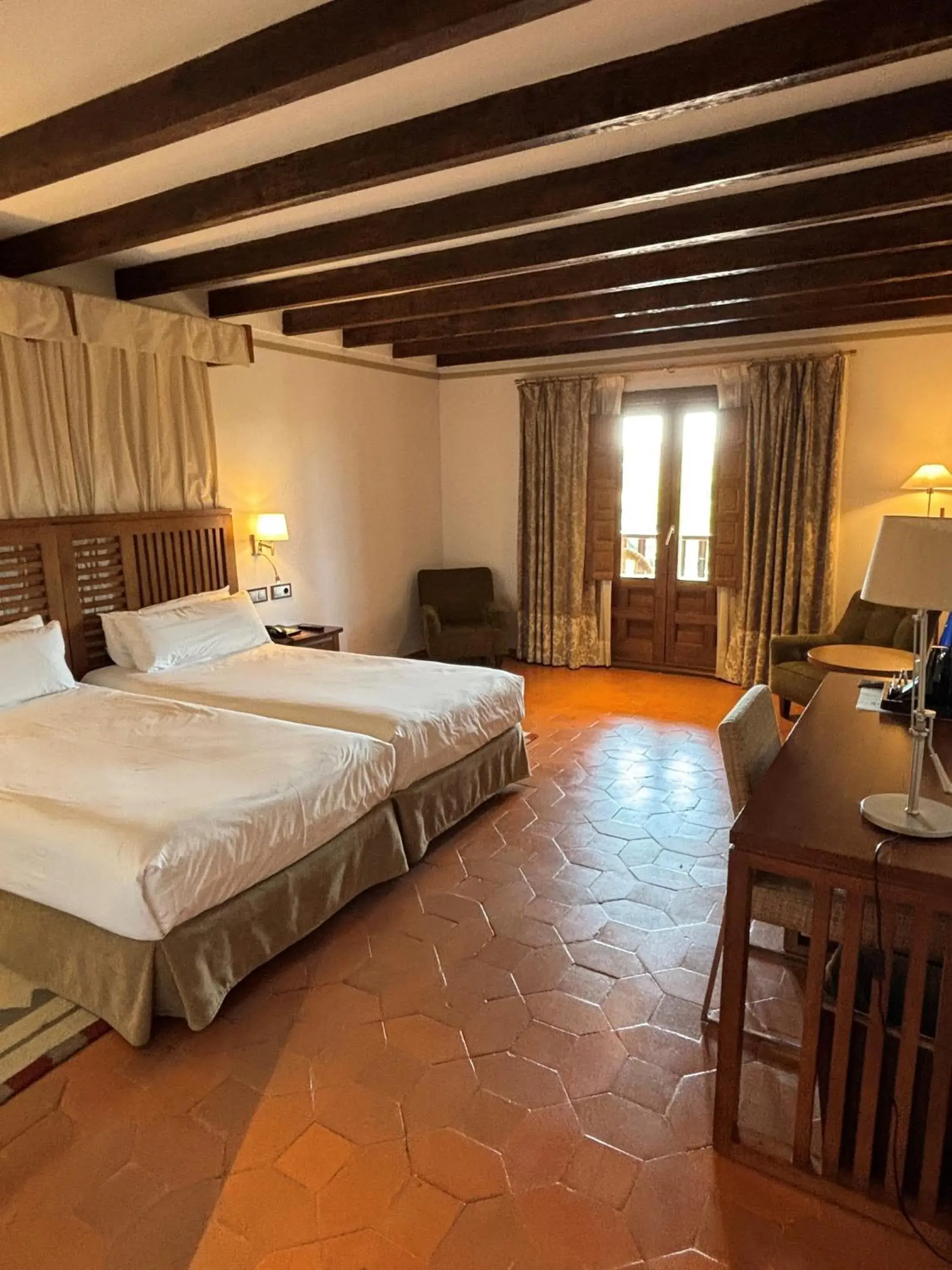 Bed in Parador de Toledo Bed in Parador de Toledo