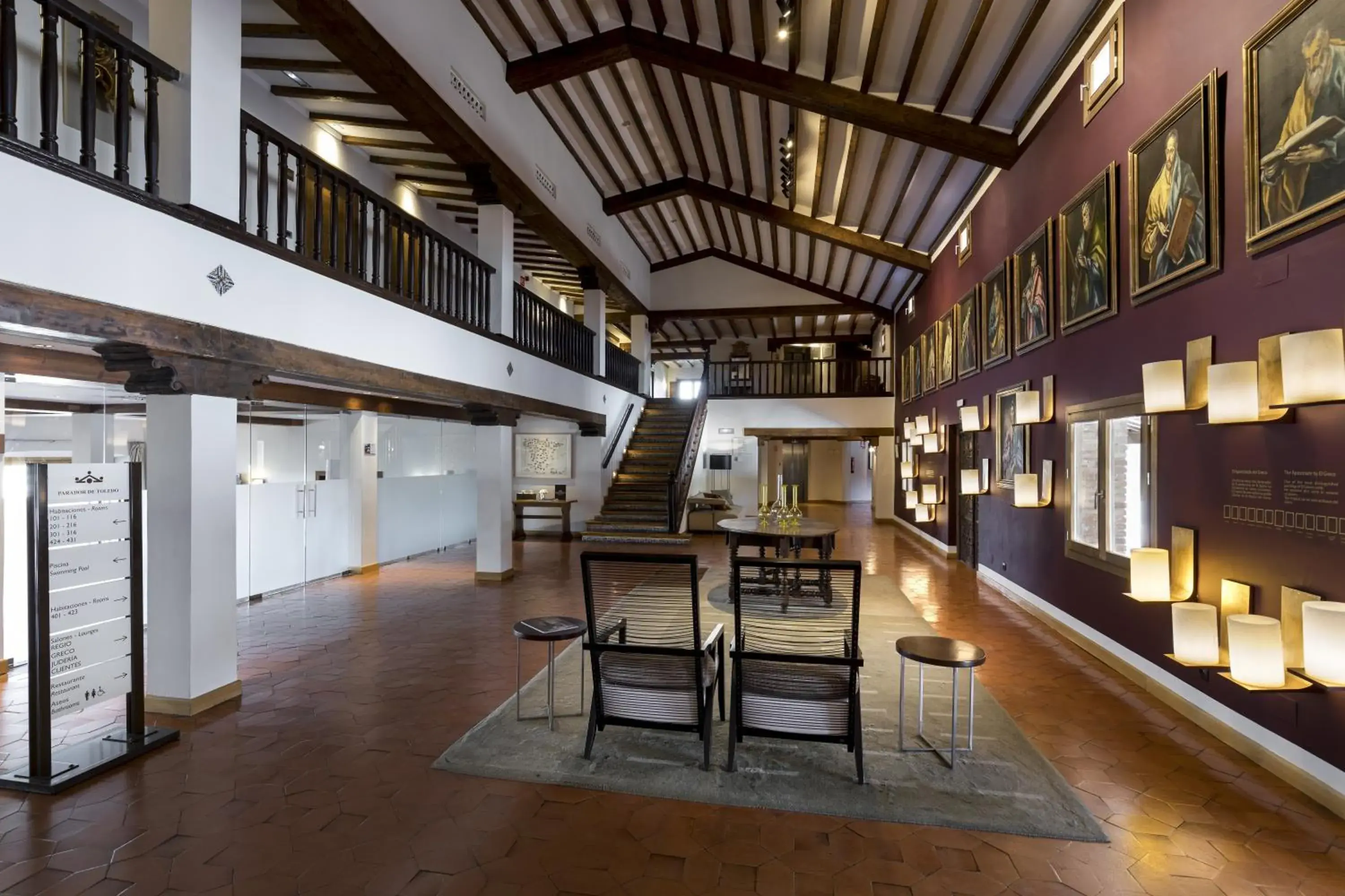 Lobby or reception in Parador de Toledo Lobby or reception in Parador de Toledo