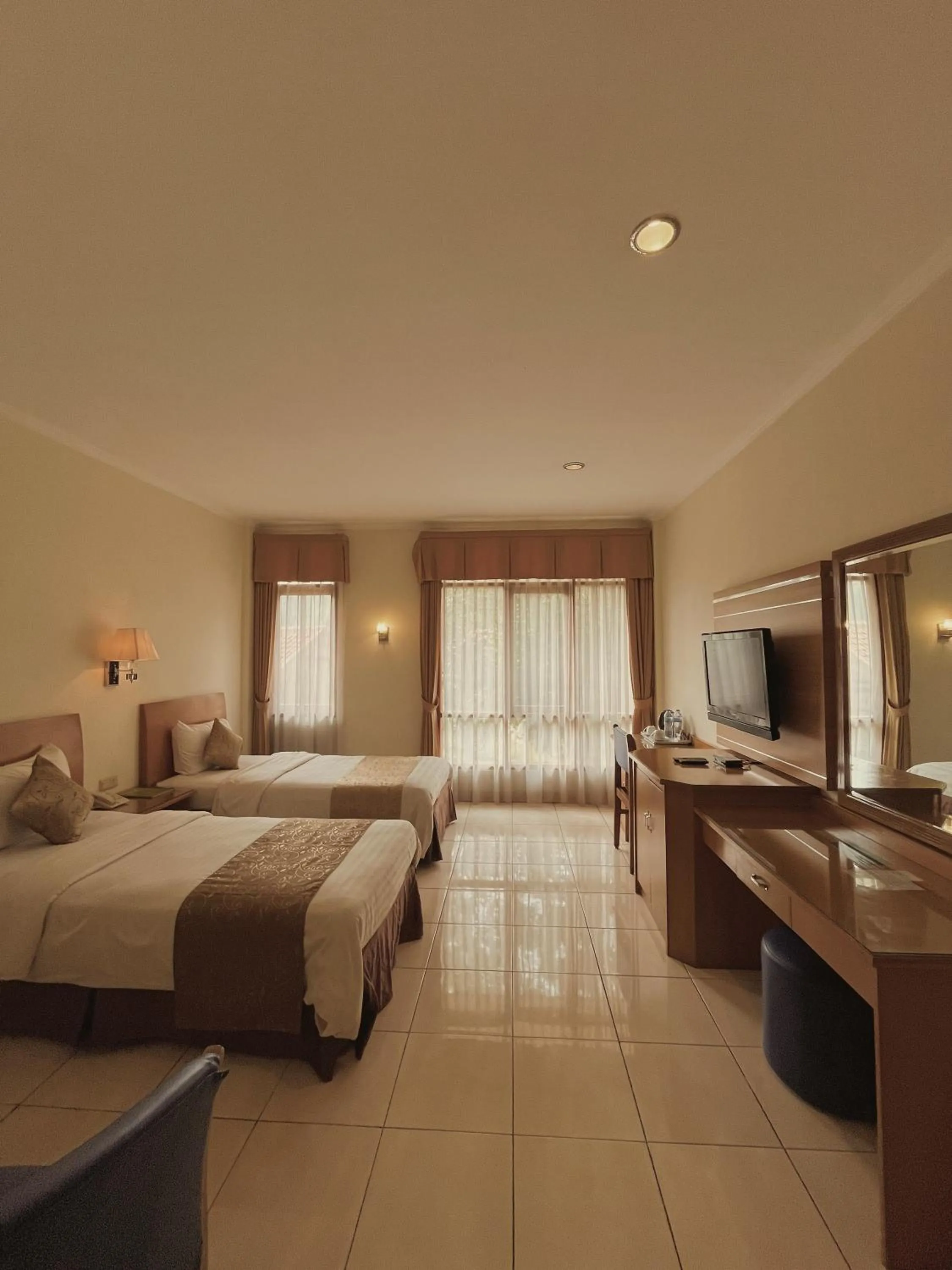 Bed in Ahadiat Hotel & Bungalow