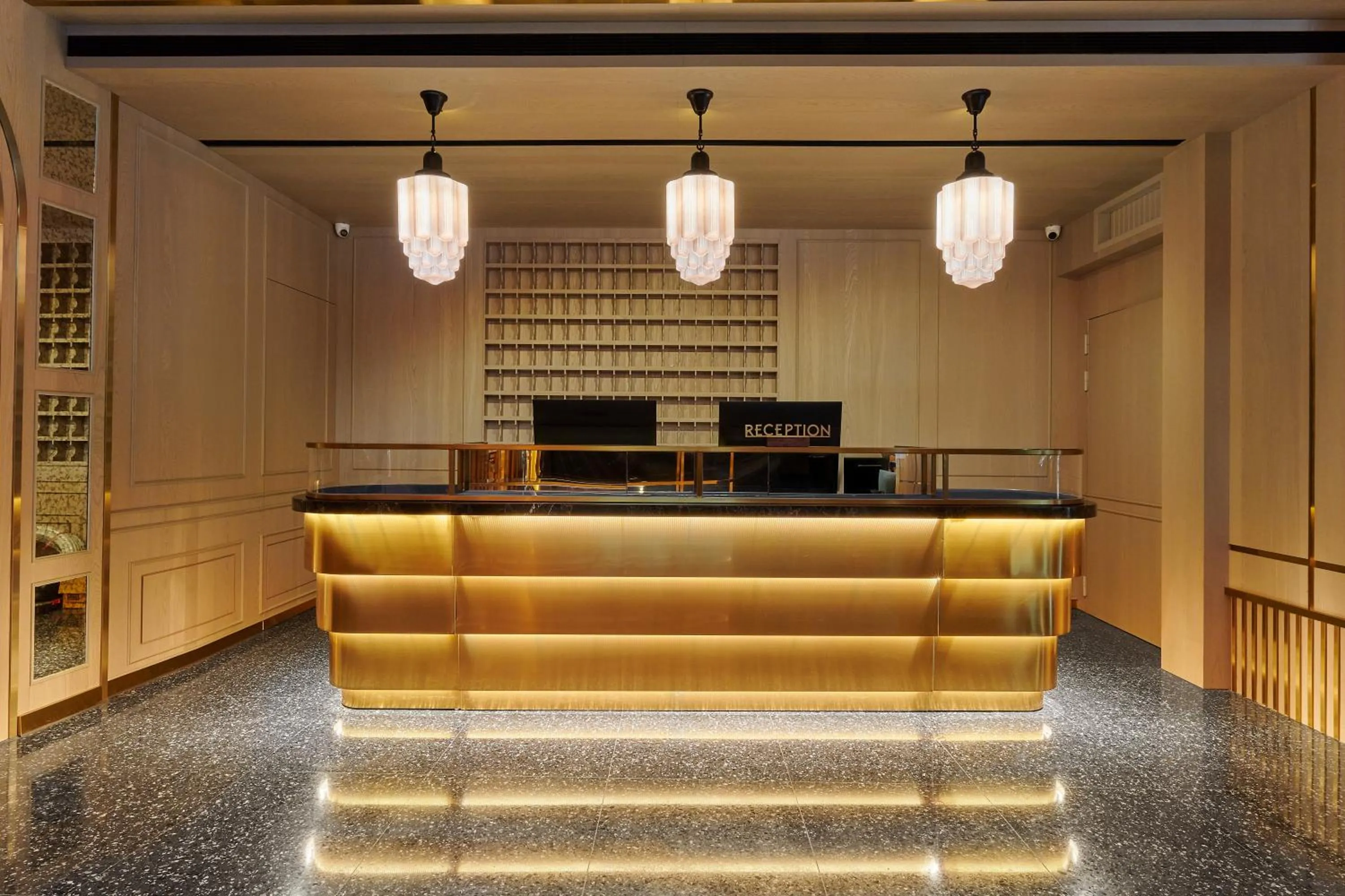 Lobby or reception in OKU Hotel